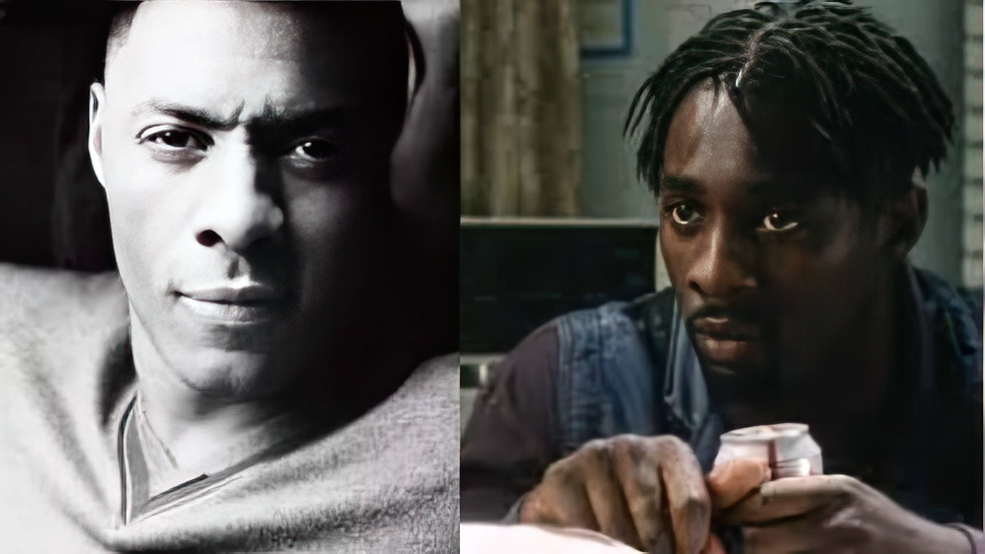 Il giovane Idris Elba