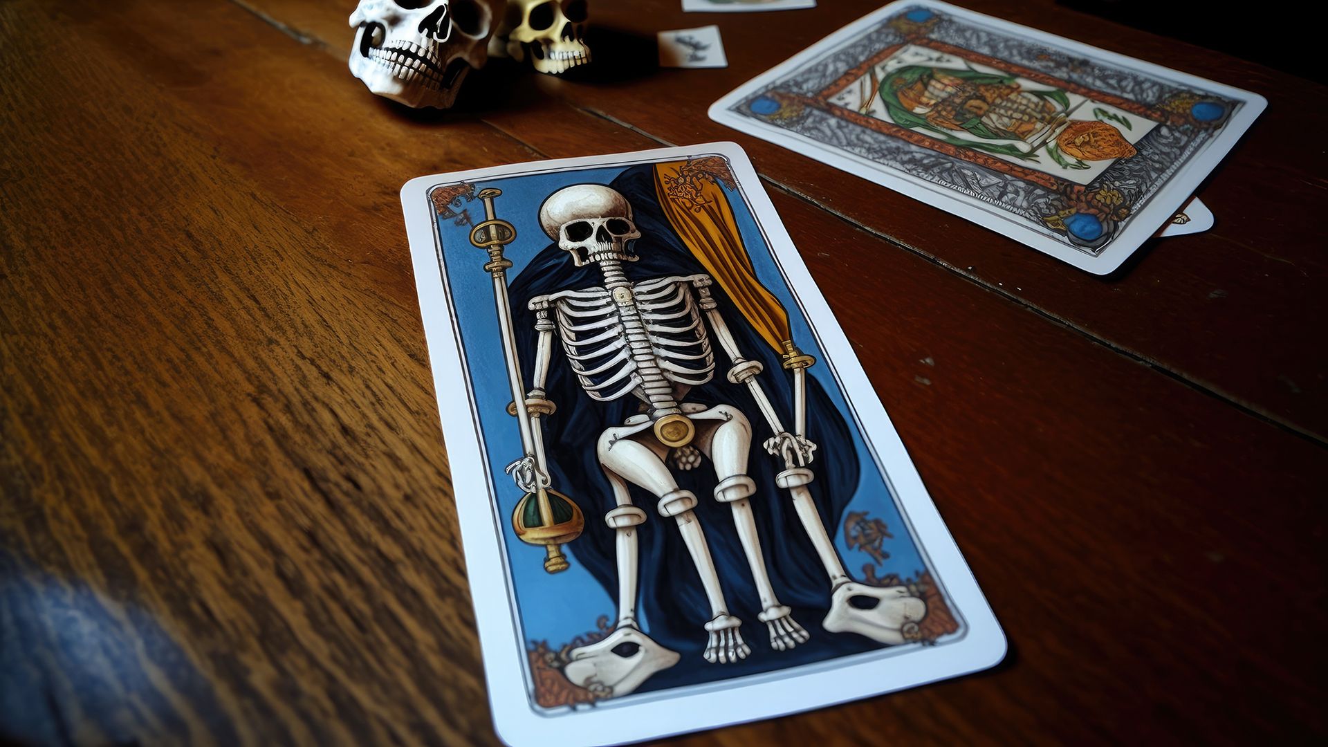 La carta della Morte rovesciata può essere interpretata in vari modi
