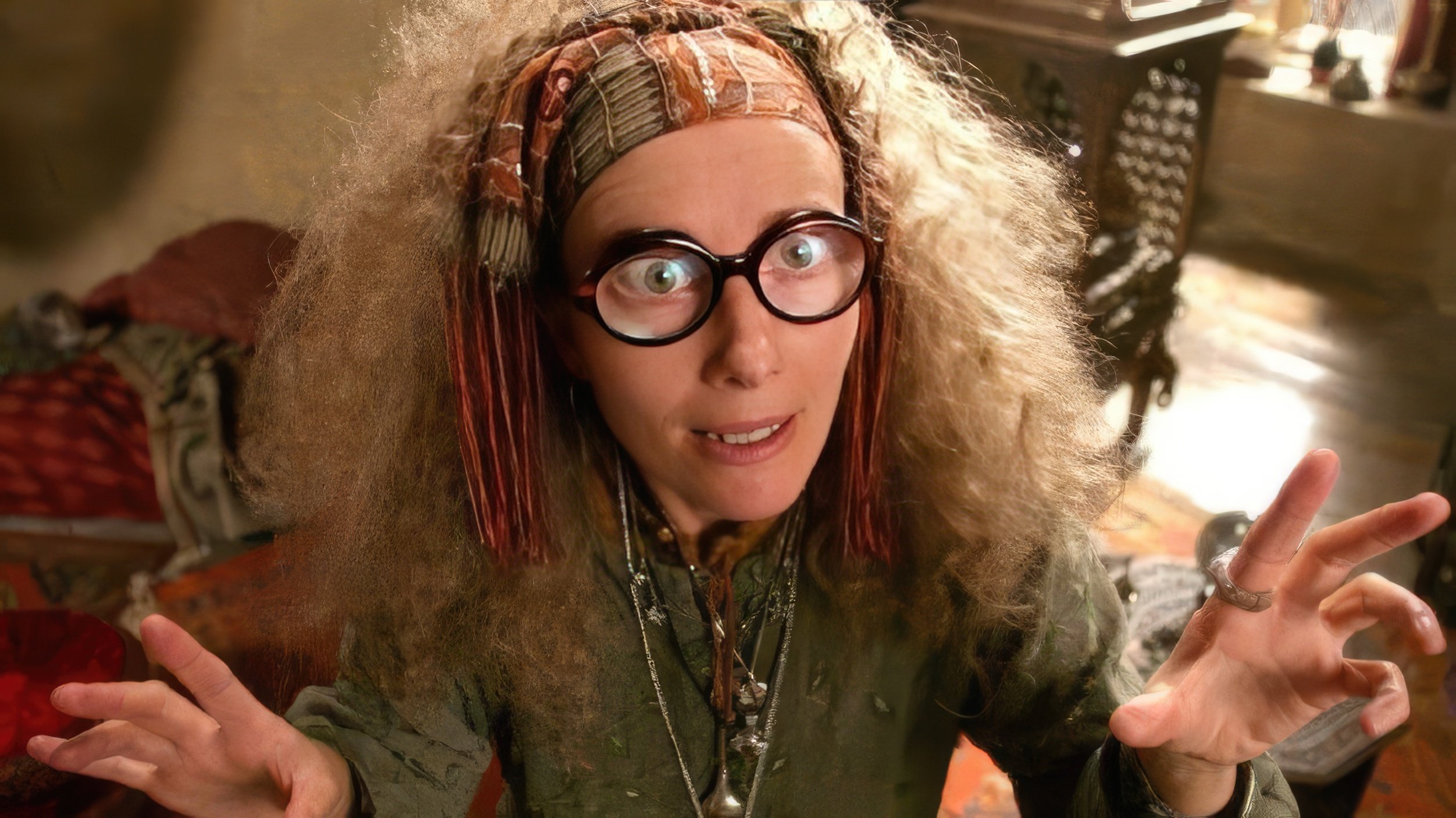 In "Harry Potter," Emma Thompson ha interpretato la professoressa Trelawney