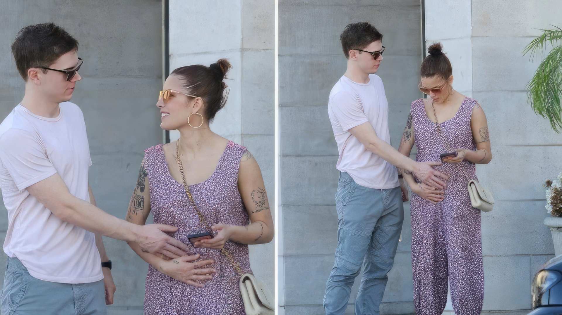 Evan Peters e Halsey