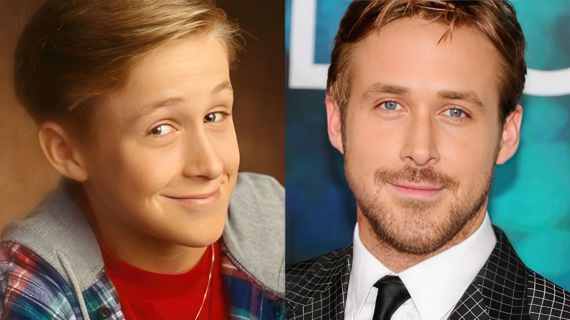 Ryan Gosling da bambino e oggi