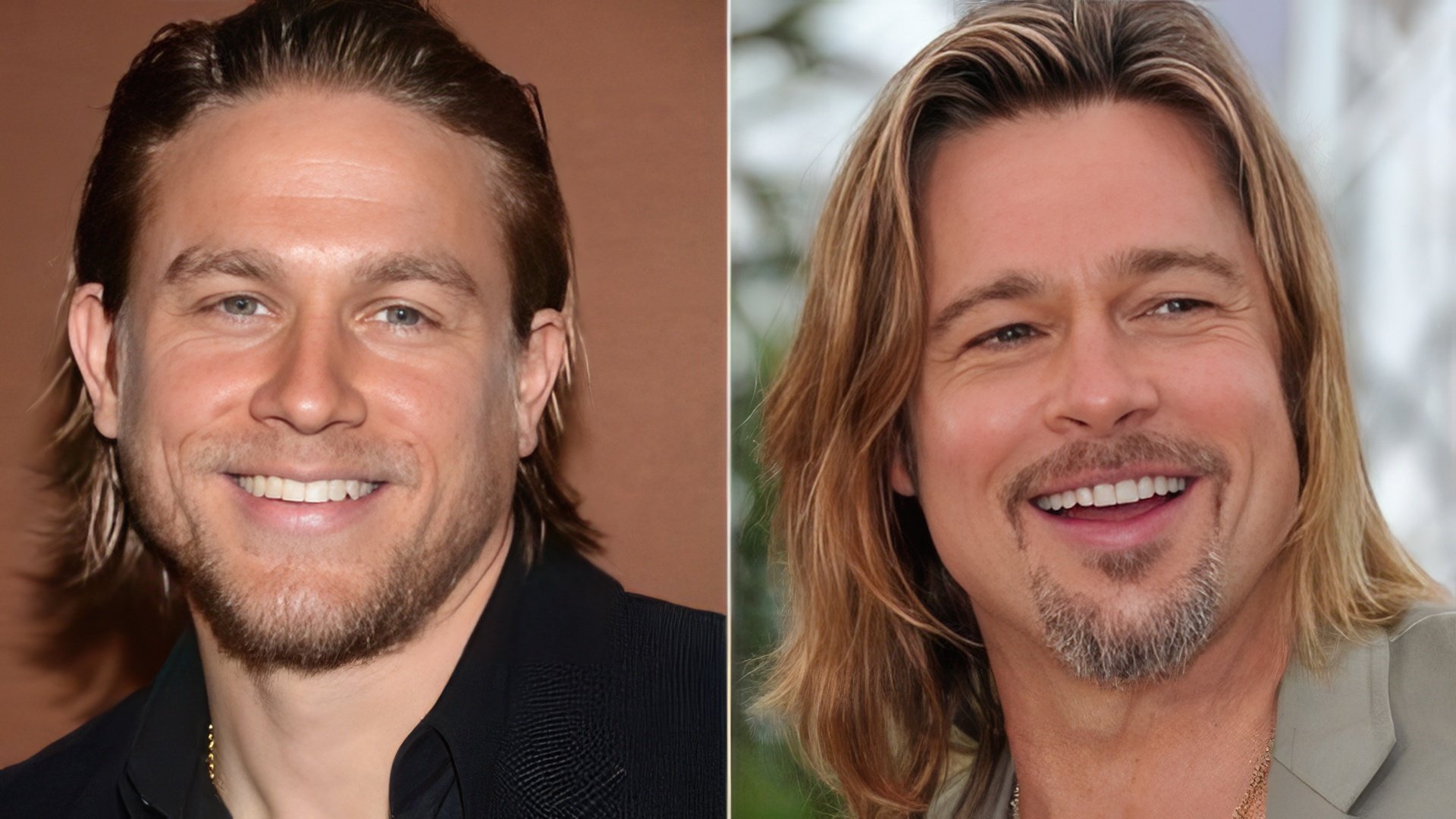 Charlie Hunnam e Brad Pitt si assomigliano
