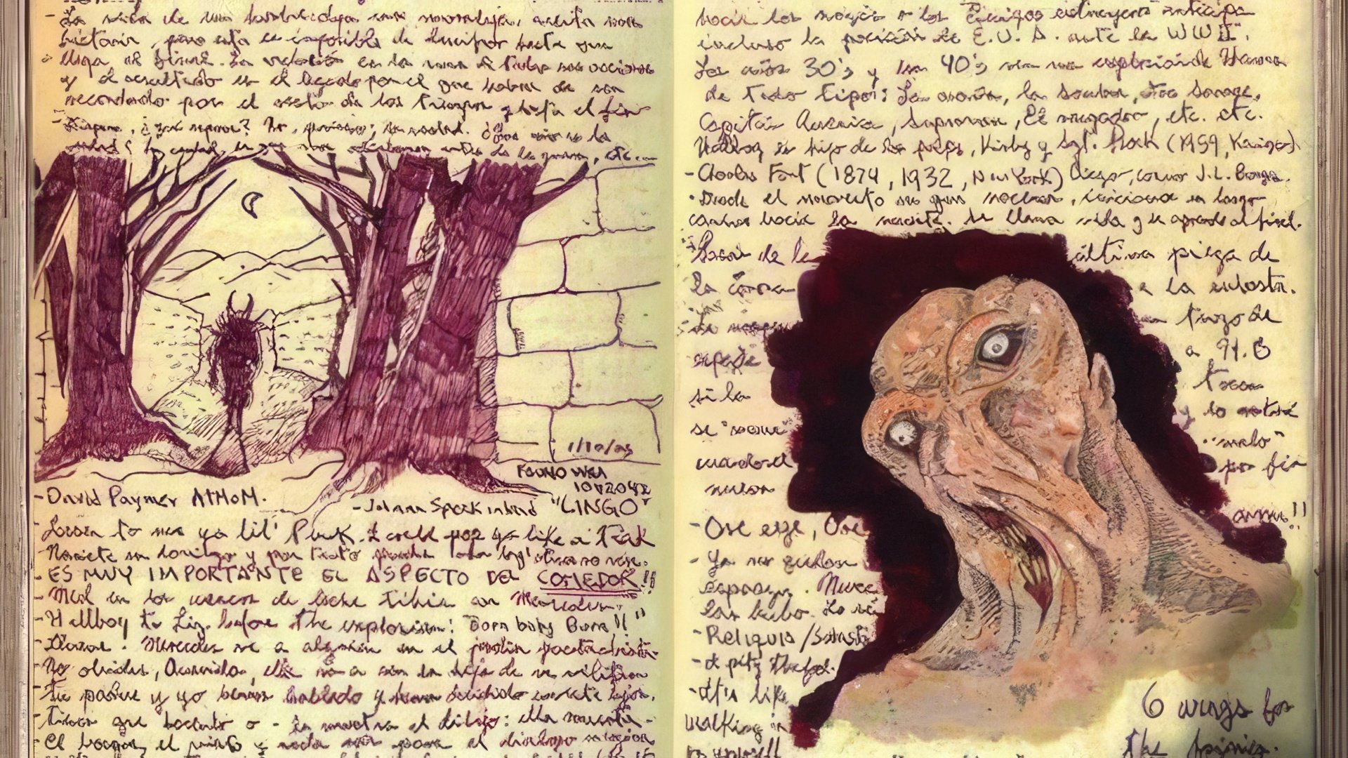 Un frammento dal taccuino di del Toro