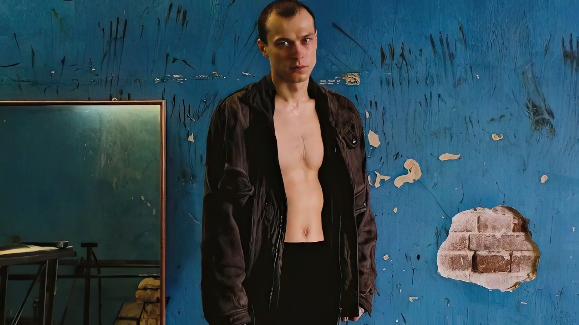Una scena dal film "The Bull"