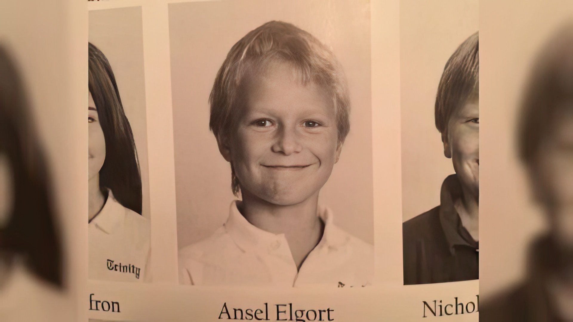 Ansel Elgort da bambino