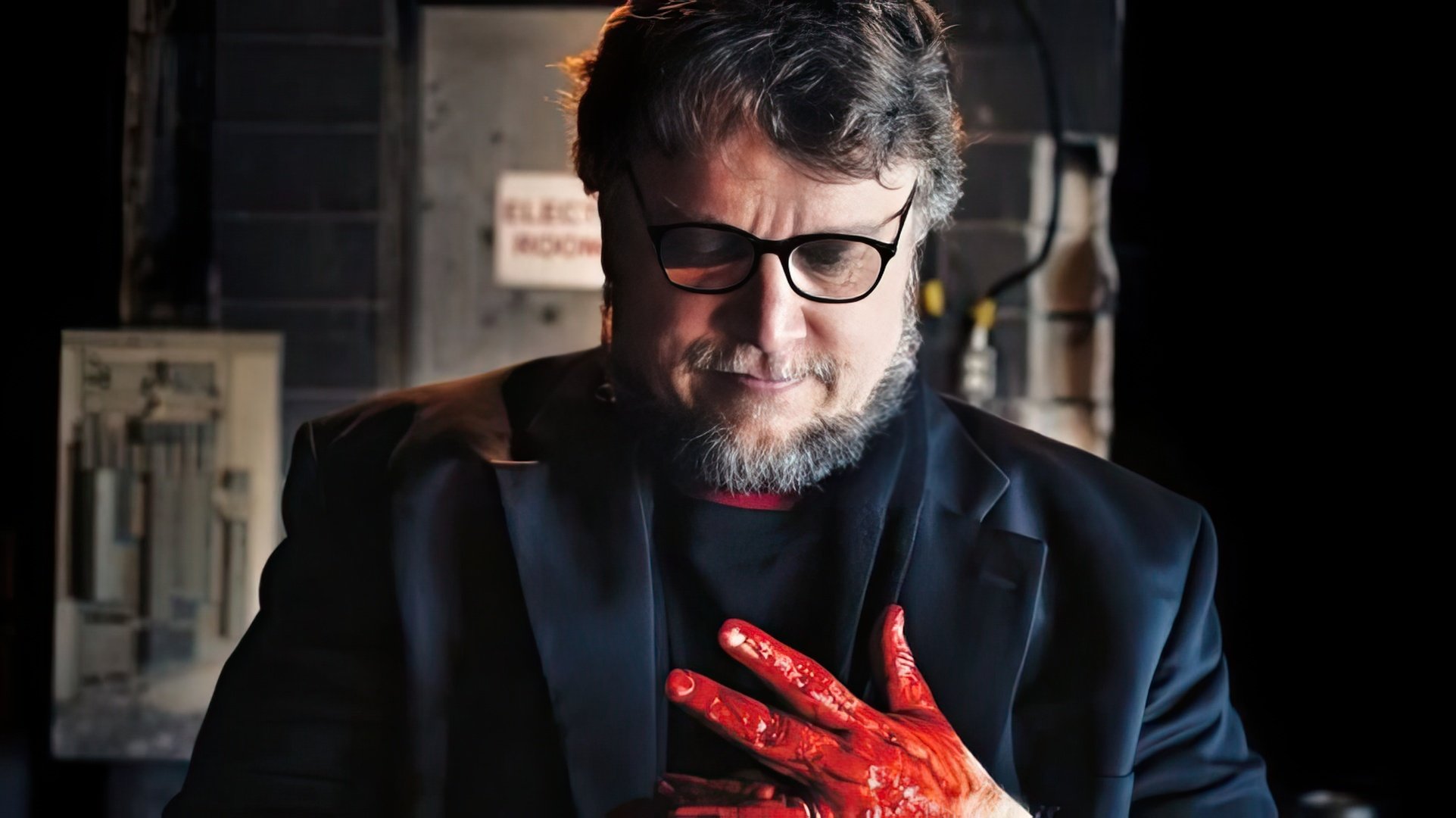 Guillermo del Toro sul set