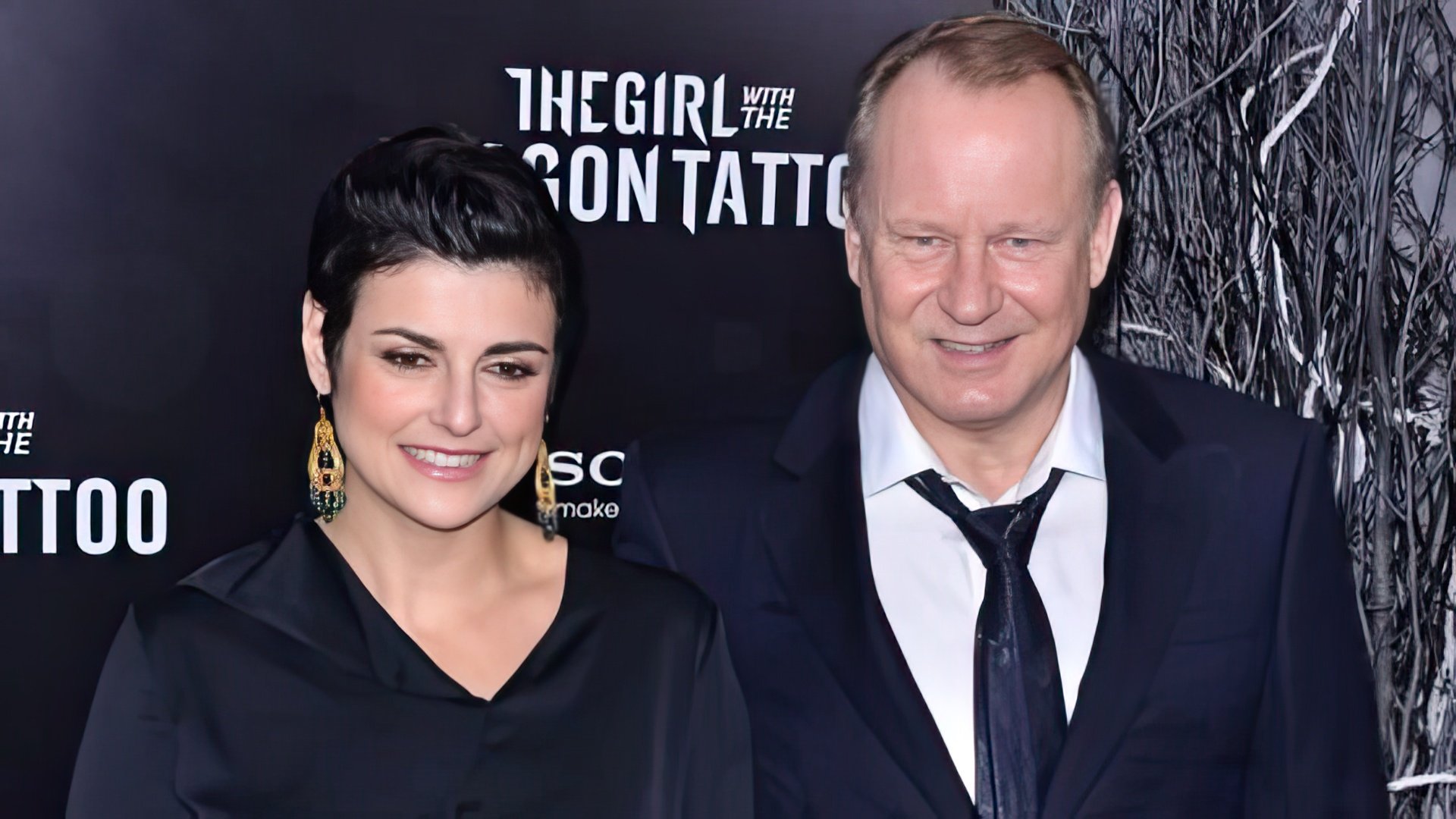 Stellan Skarsgård e Megan Everett