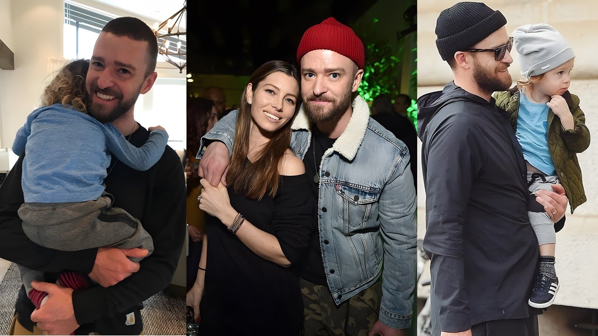 Justin Timberlake, Jessica Biel e i loro figli