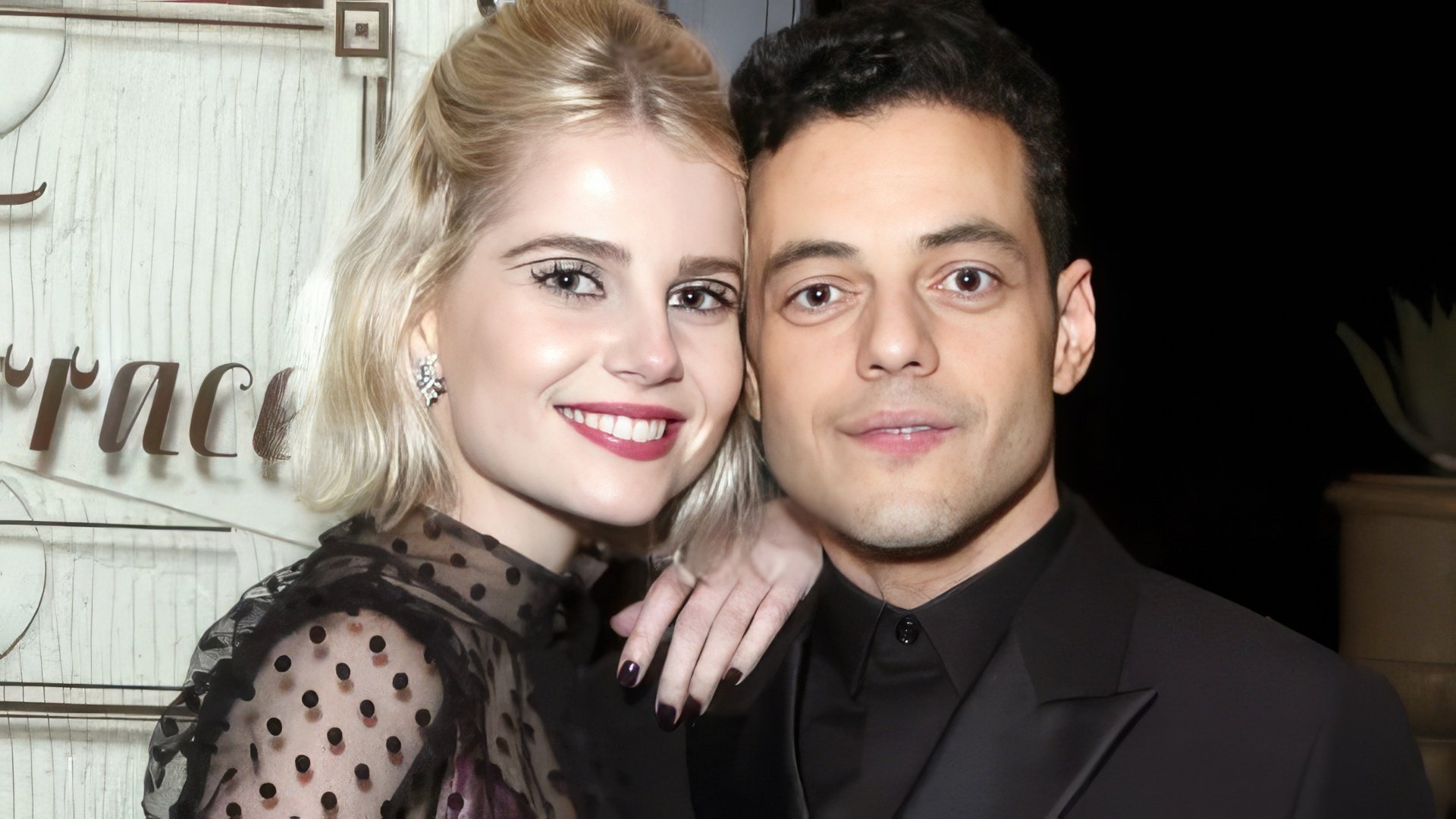 Lucy Boynton e Rami Malek