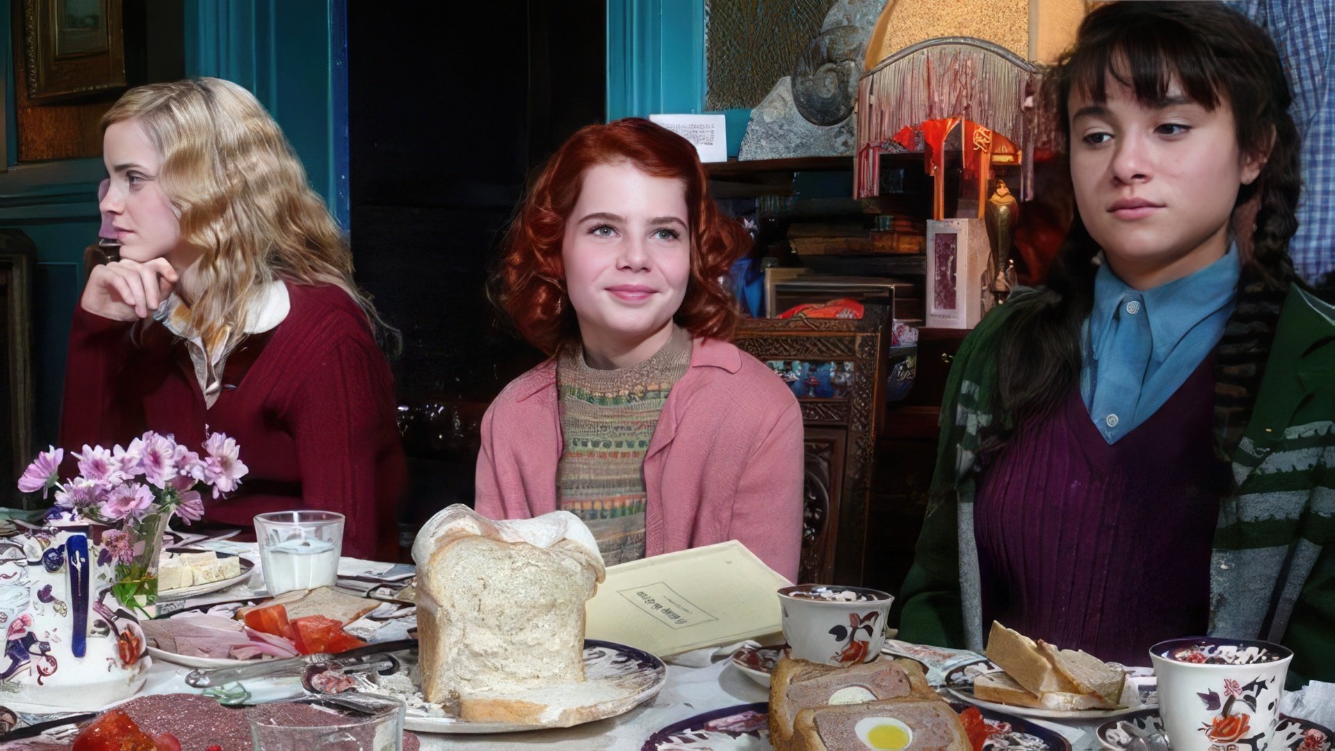 Lucy Boynton sul set del film "Ballet Shoes"