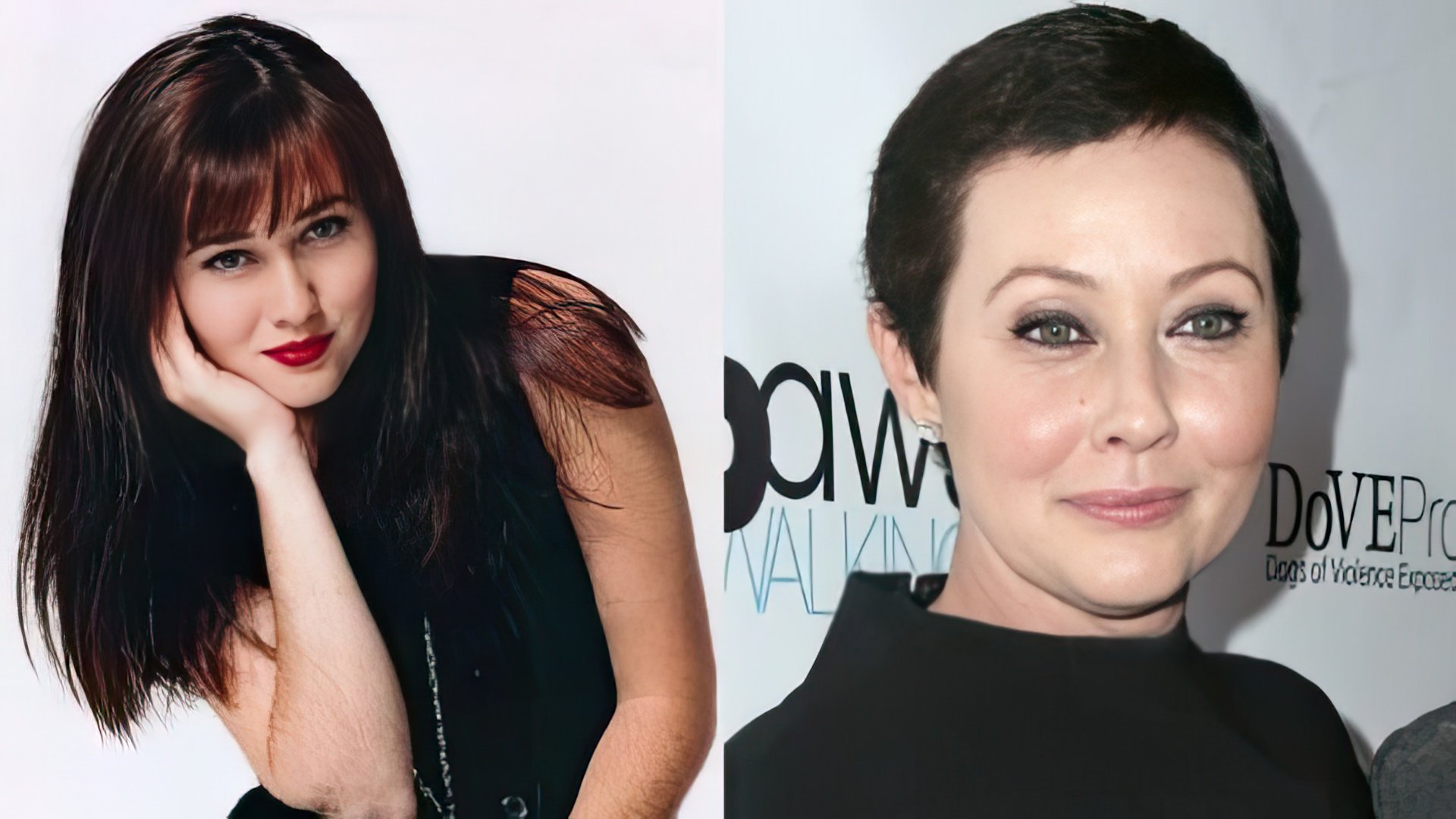 Shannen Doherty nella sua giovinezza e ora
