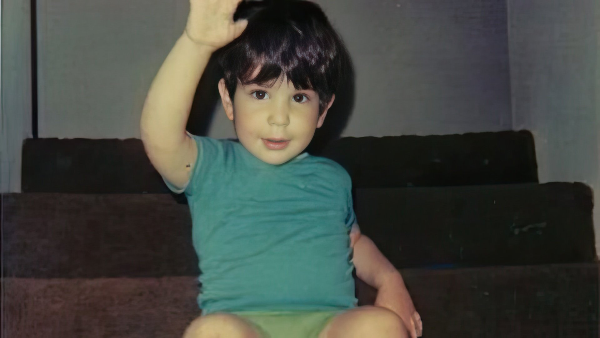 David Schwimmer da bambino