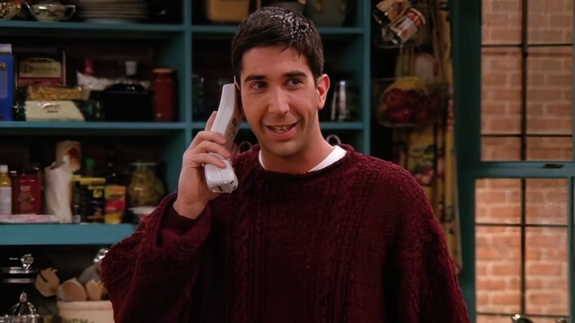 David Schwimmer nella sitcom 'Friends'