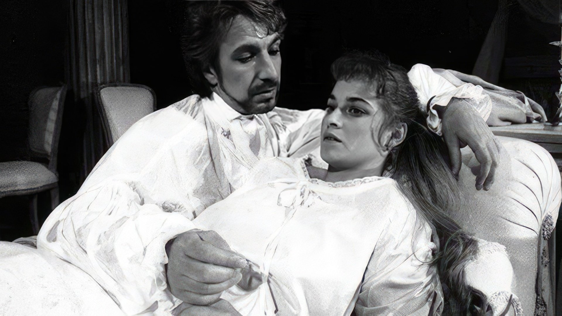 Alan Rickman nella pièce 'Les Liaisons Dangereuses'