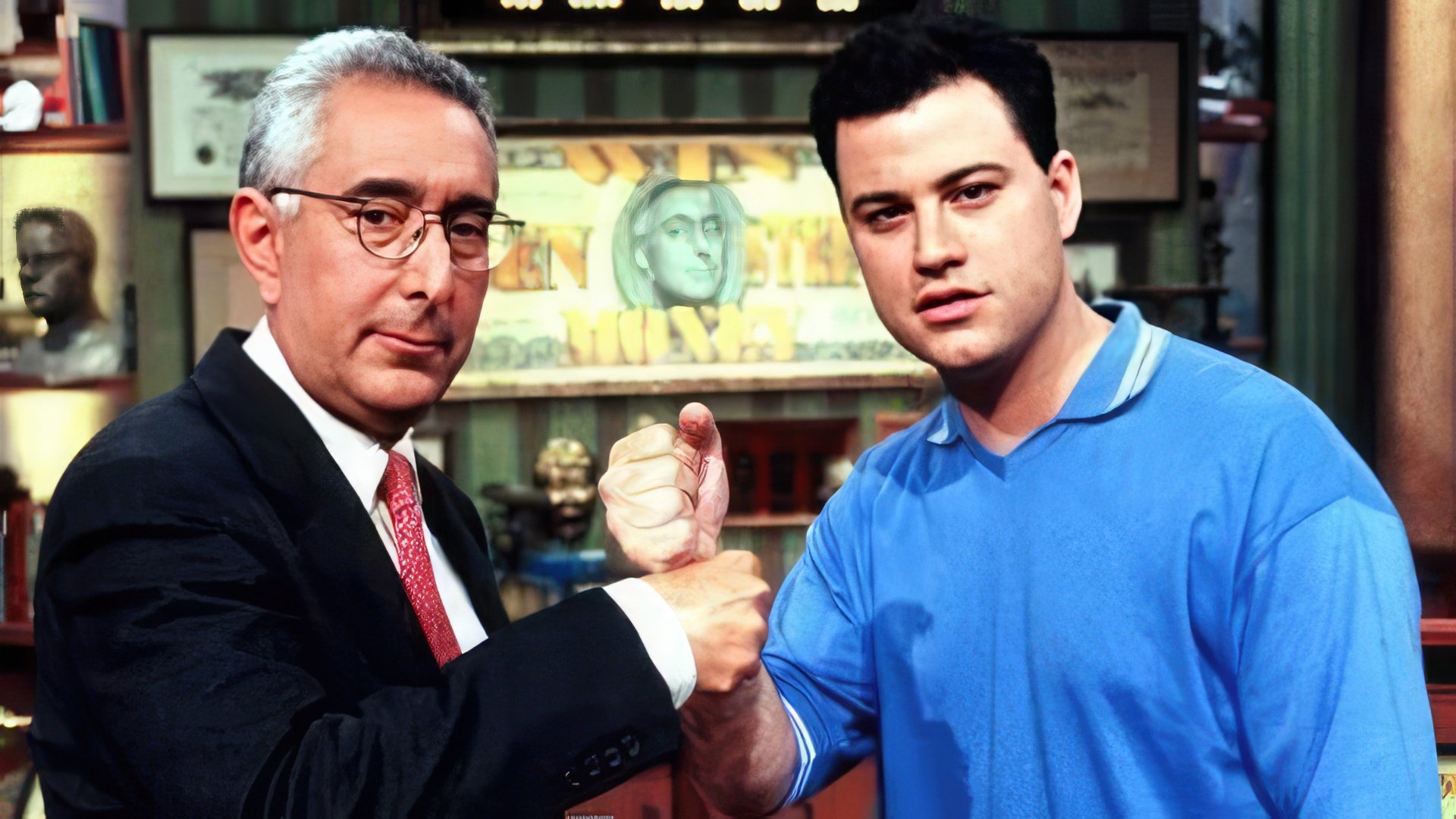 Jimmy Kimmel e Ben Stein nel programma "Win Ben Stein's Money"