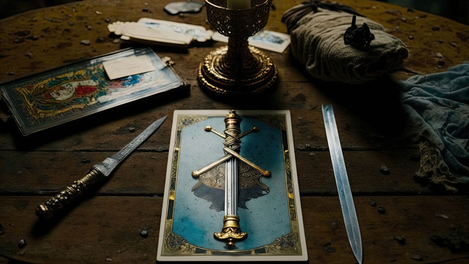Asso di Spade nell'amore significa liberazione dalle illusioni