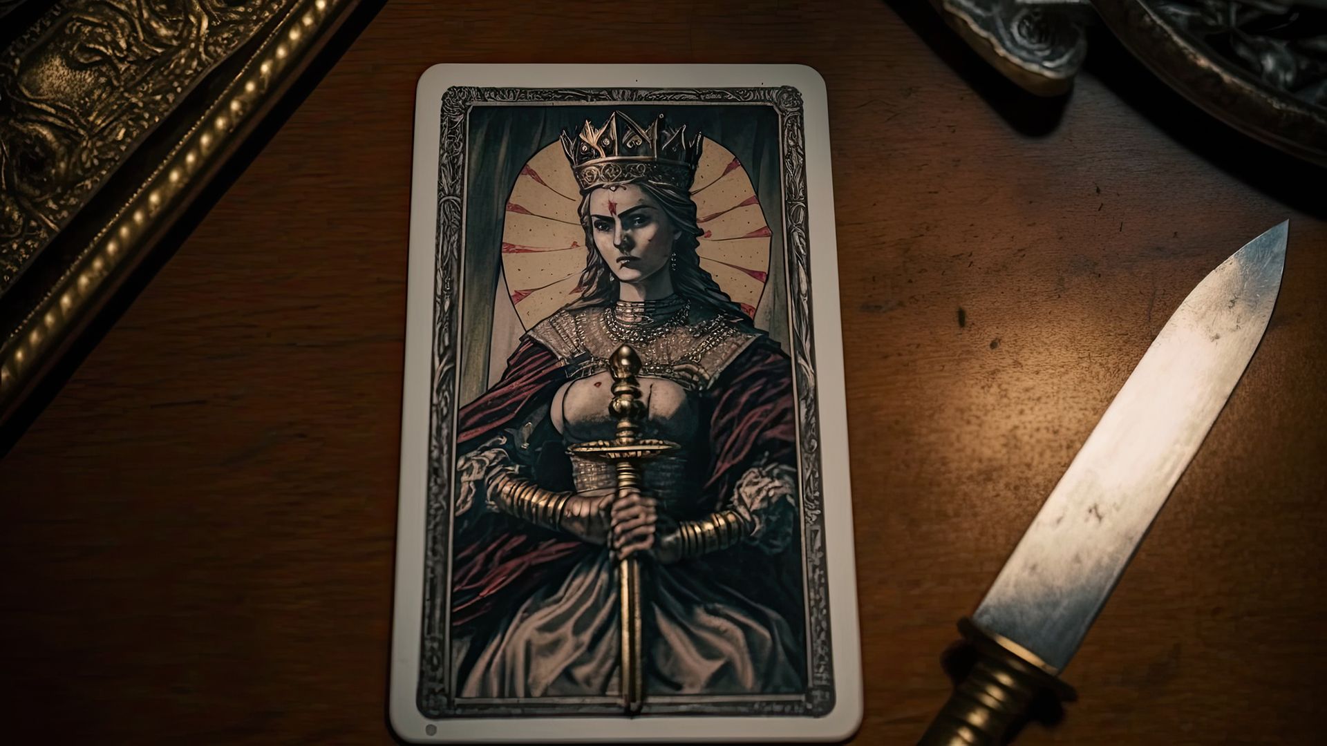 La Regina di Spade Invertita Porta Energia Distruttiva