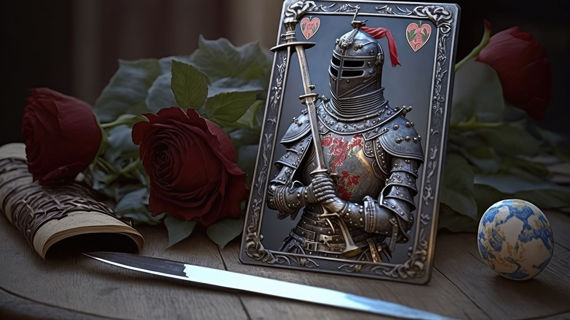 Il Cavaliere di Spade in amore simboleggia il raffreddamento dei sentimenti