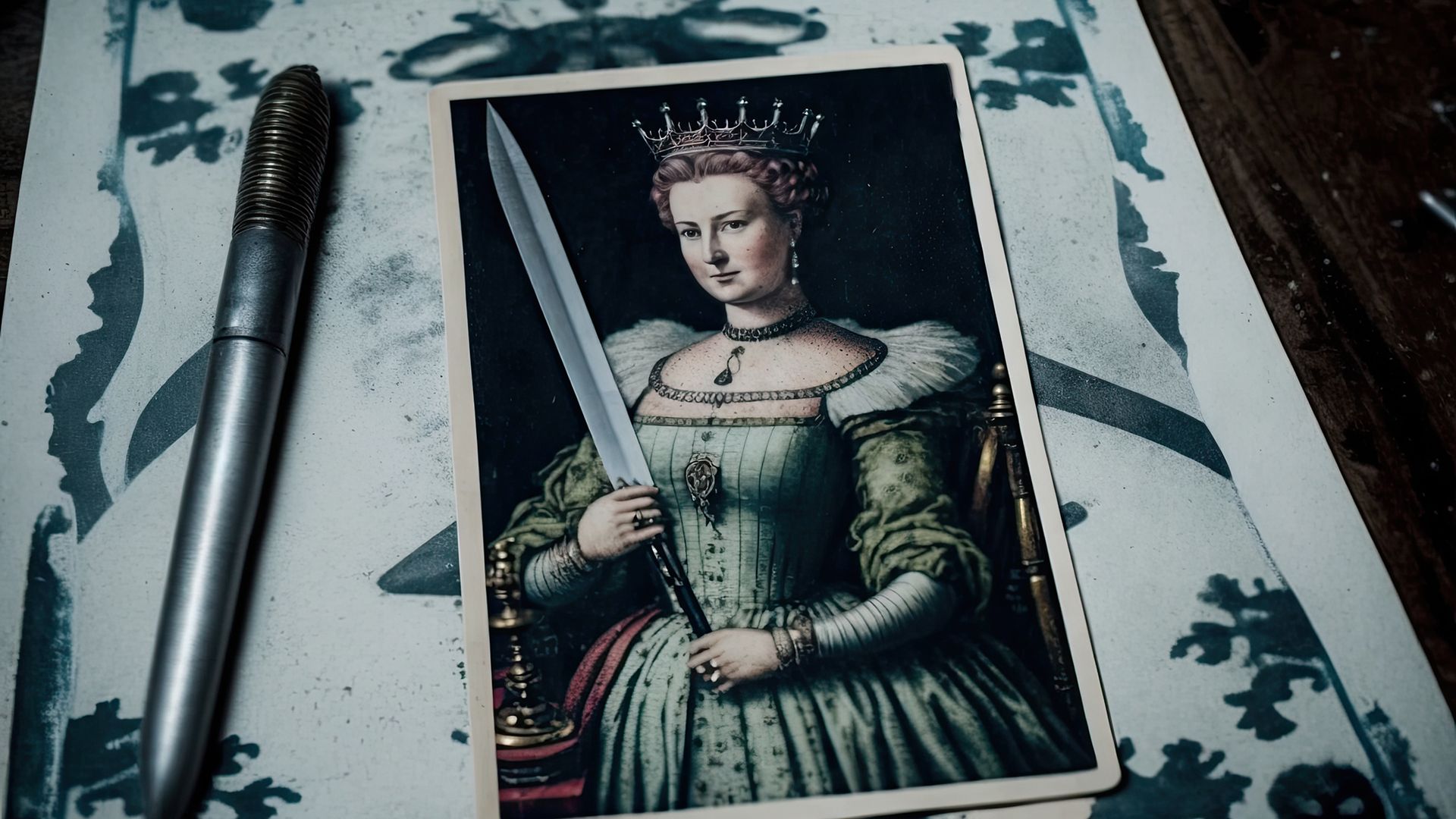 La Regina di Spade nella divinazione per l'amore può significare la presenza di un rivale