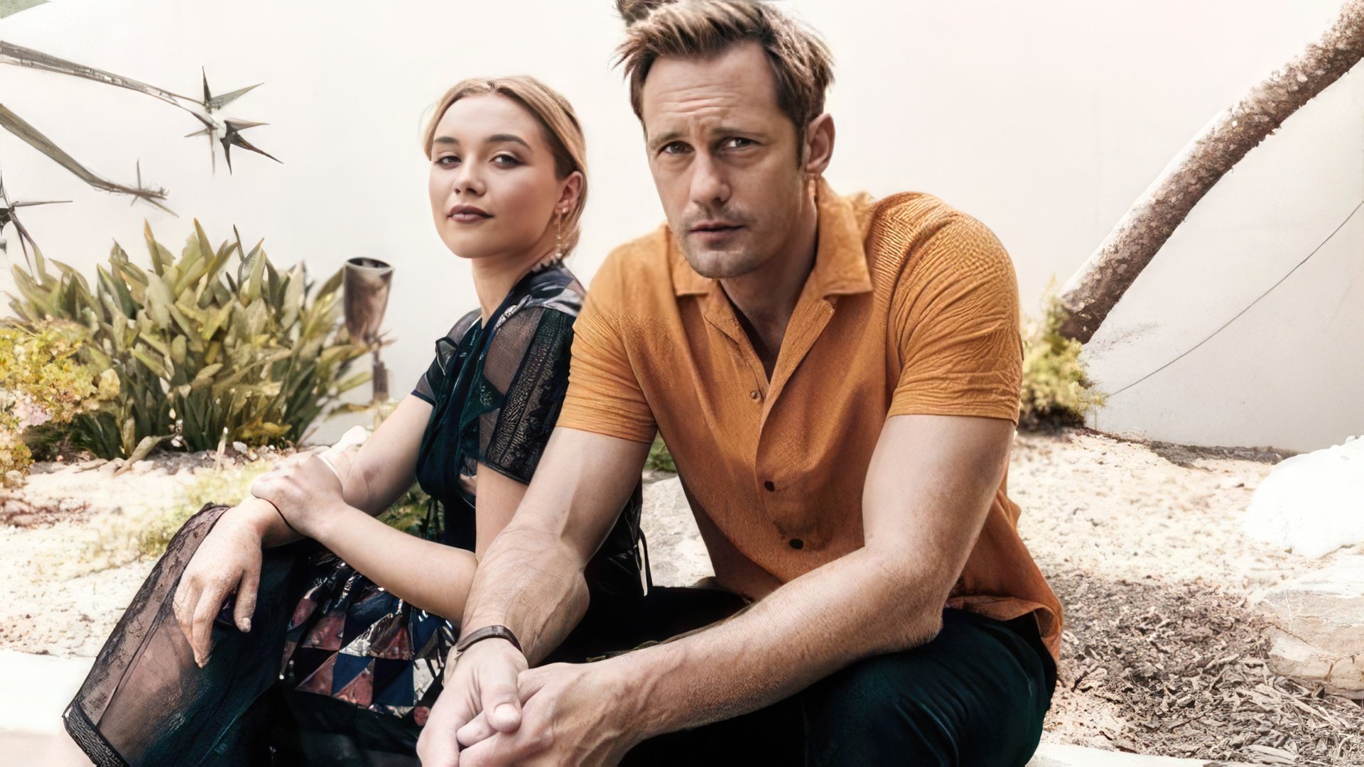 Florence Pugh e Alexander Skarsgård