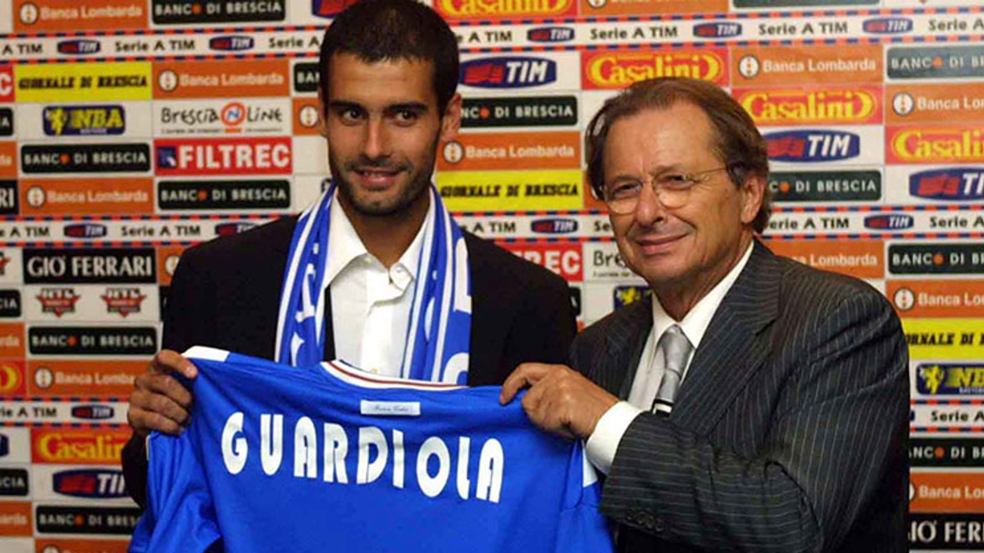Nel 2001, Guardiola si è unito al Brescia