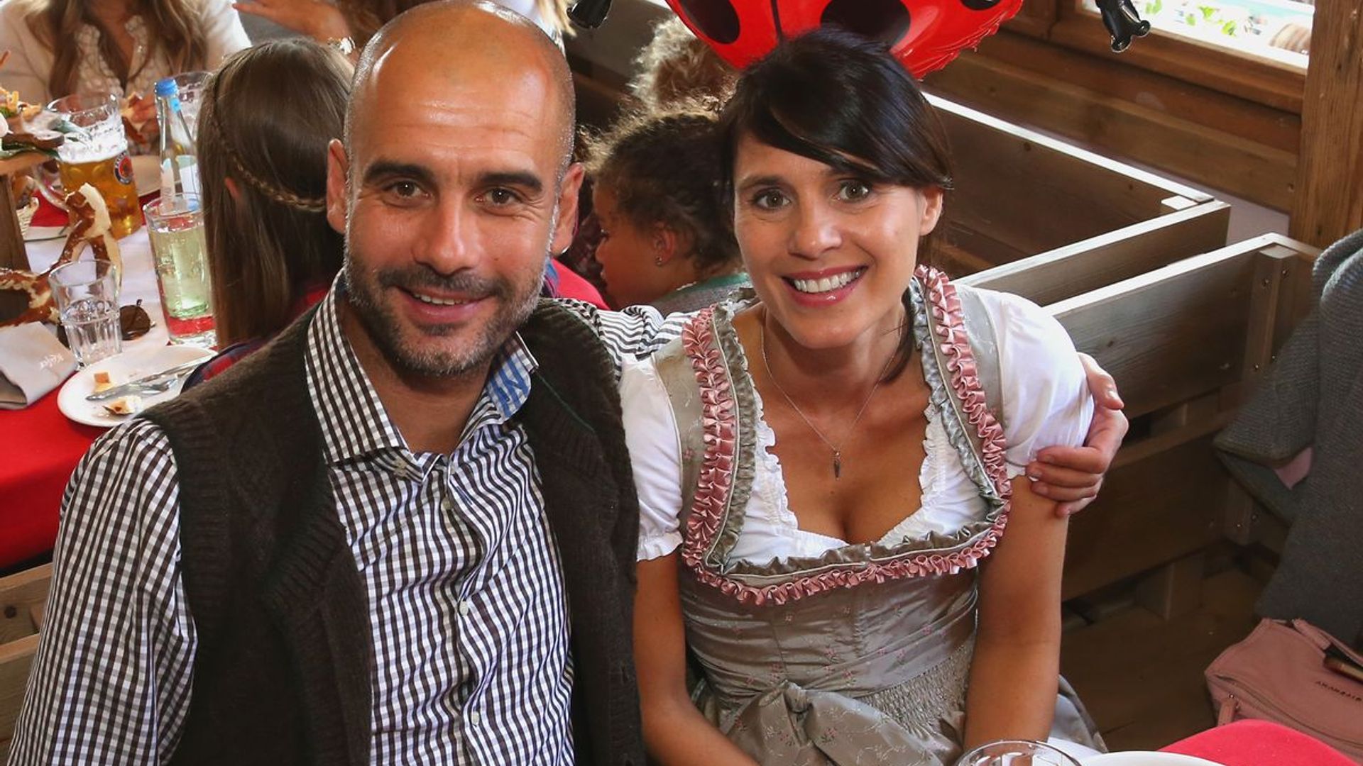 Josep Guardiola e sua moglie Cristina Serra