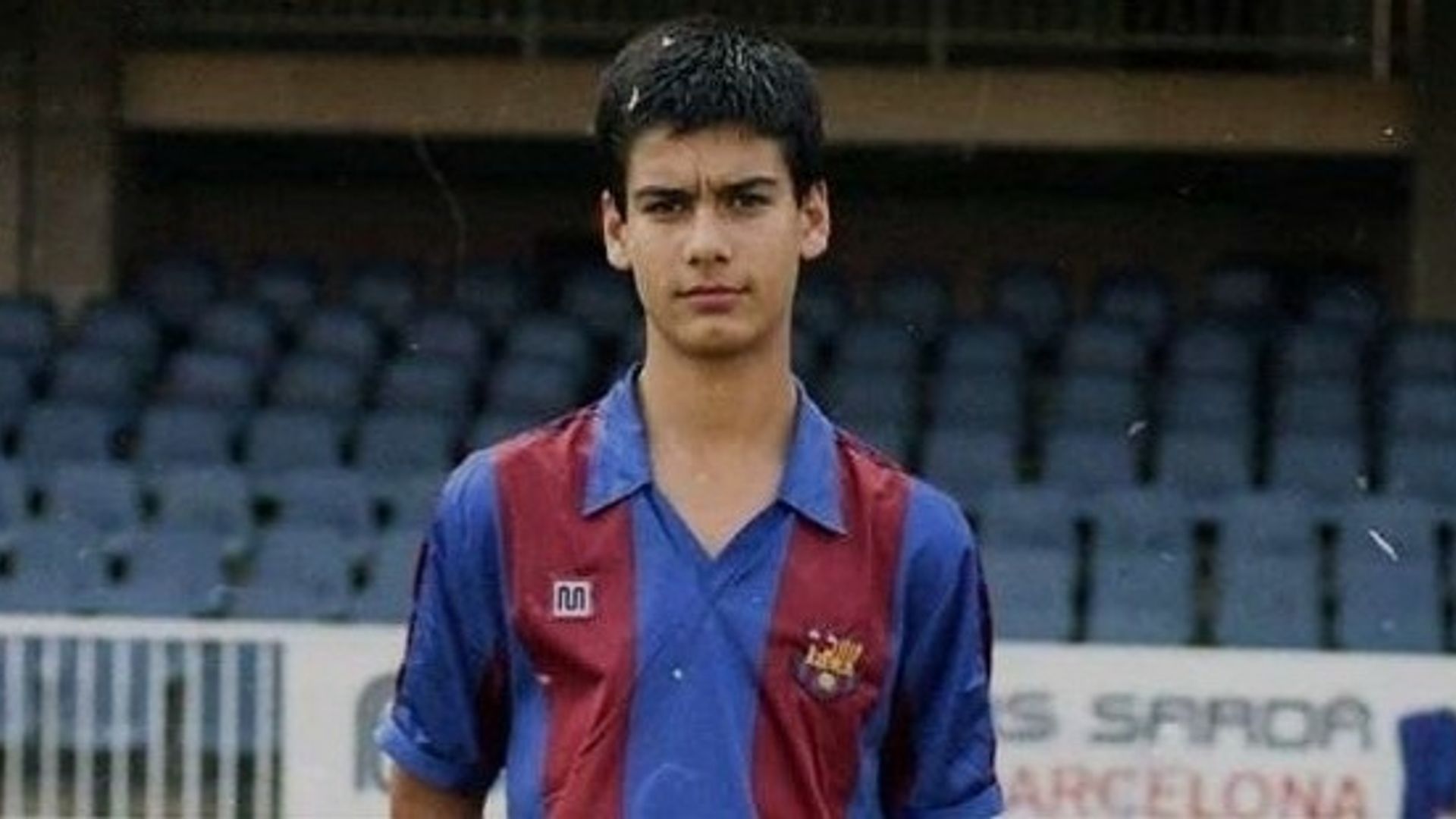 Josep Guardiola nella sua giovinezza