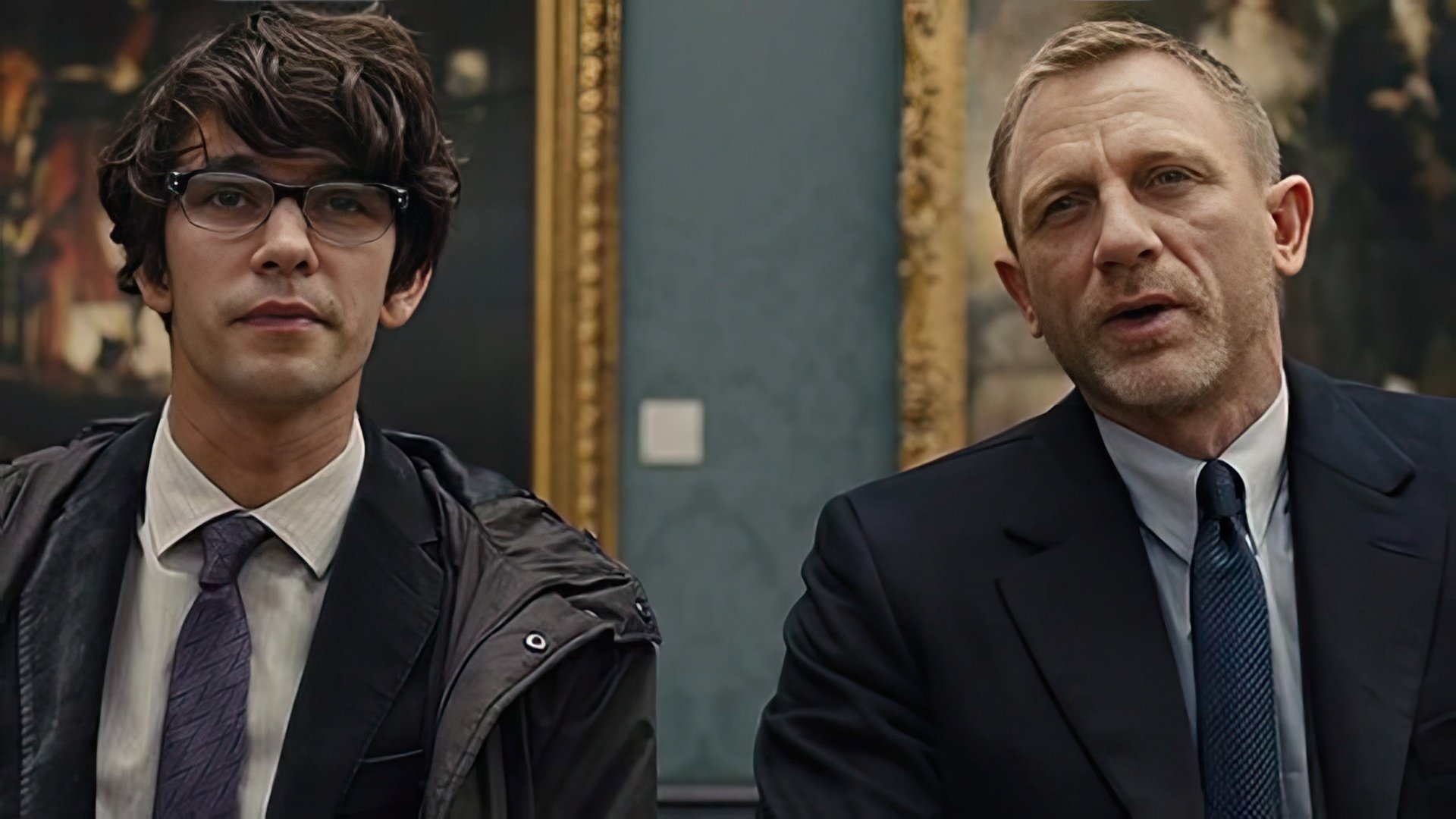 Ben Whishaw e Daniel Craig in "007: Skyfall"