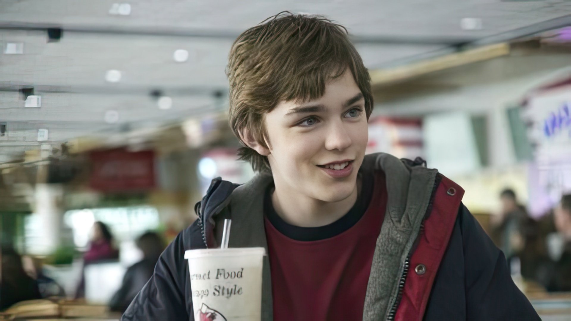 Una scena dal film "The Weather Man" con Nicholas Hoult e Nicolas Cage