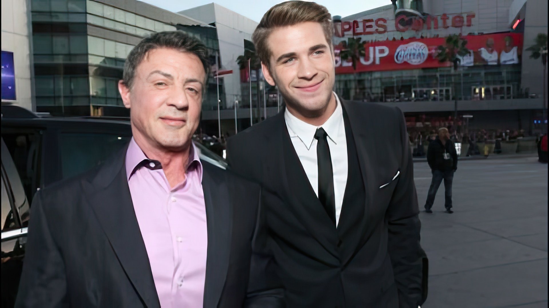 Liam Hemsworth e Sylvester Stallone