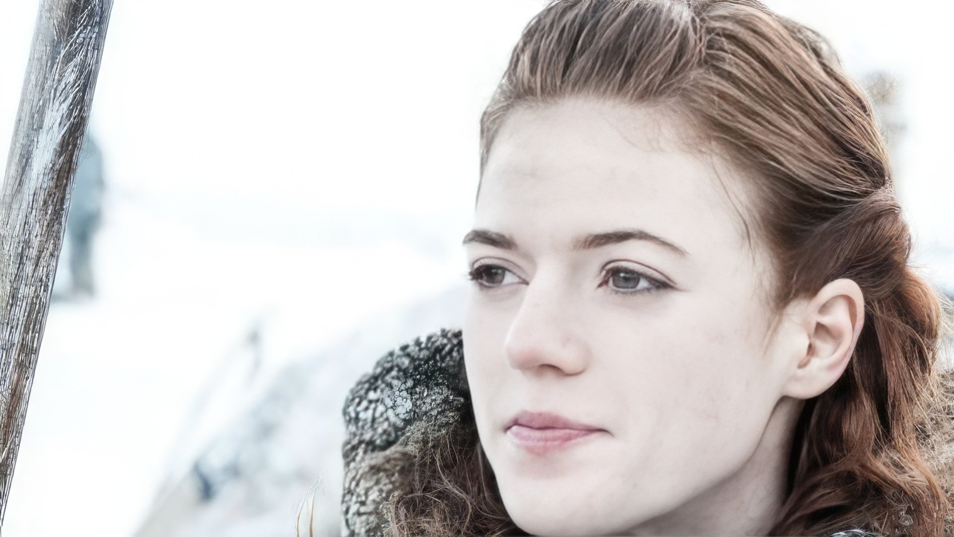 Rose Leslie come bruta Ygritte