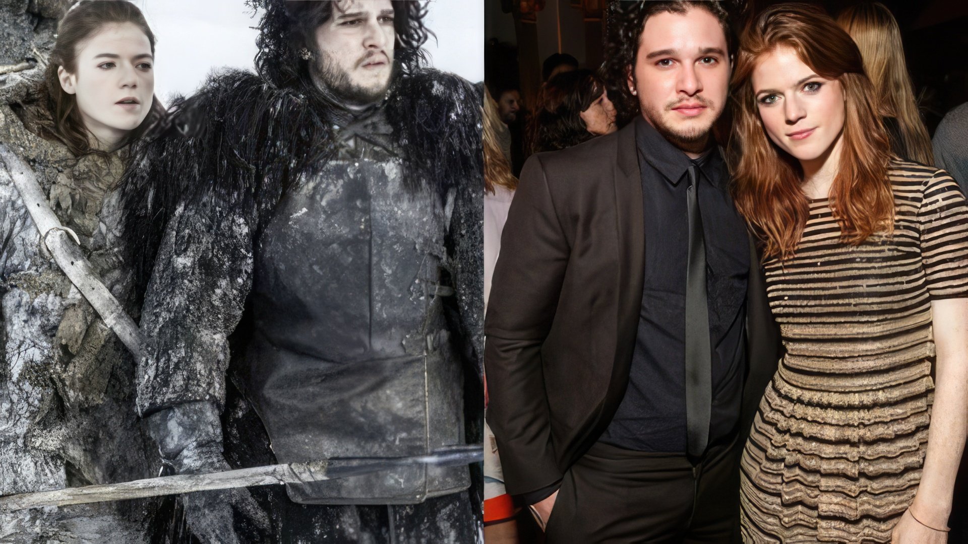 La storia d'amore di Kit Harington e Rose Leslie si è trasformata in realtà