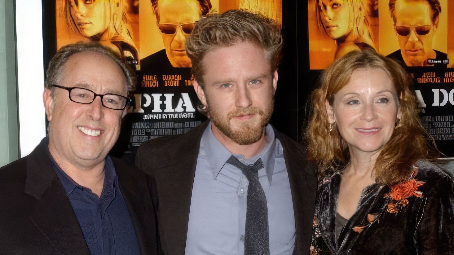Ben Foster con i suoi genitori alla prima di Alpha Dog