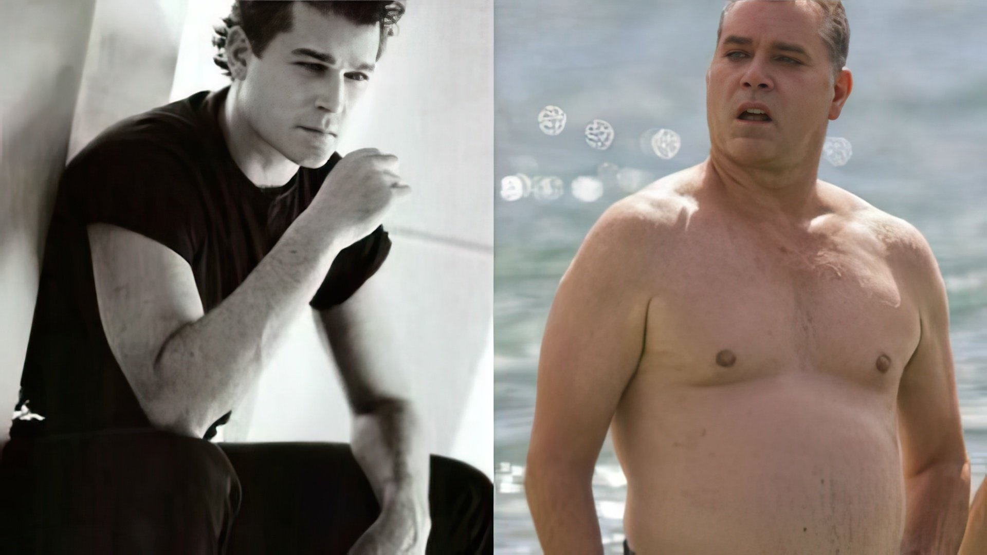 Ray Liotta da giovane e da adulto