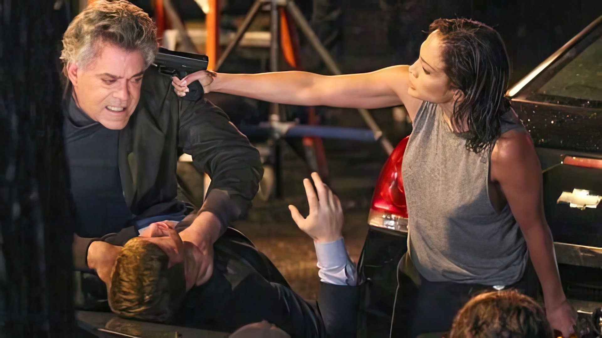 Ray Liotta sul set di 'Shades of Blue'