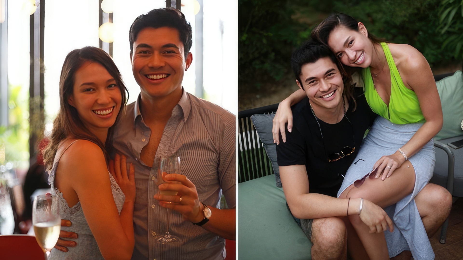 Henry Golding e sua moglie Liv Lo