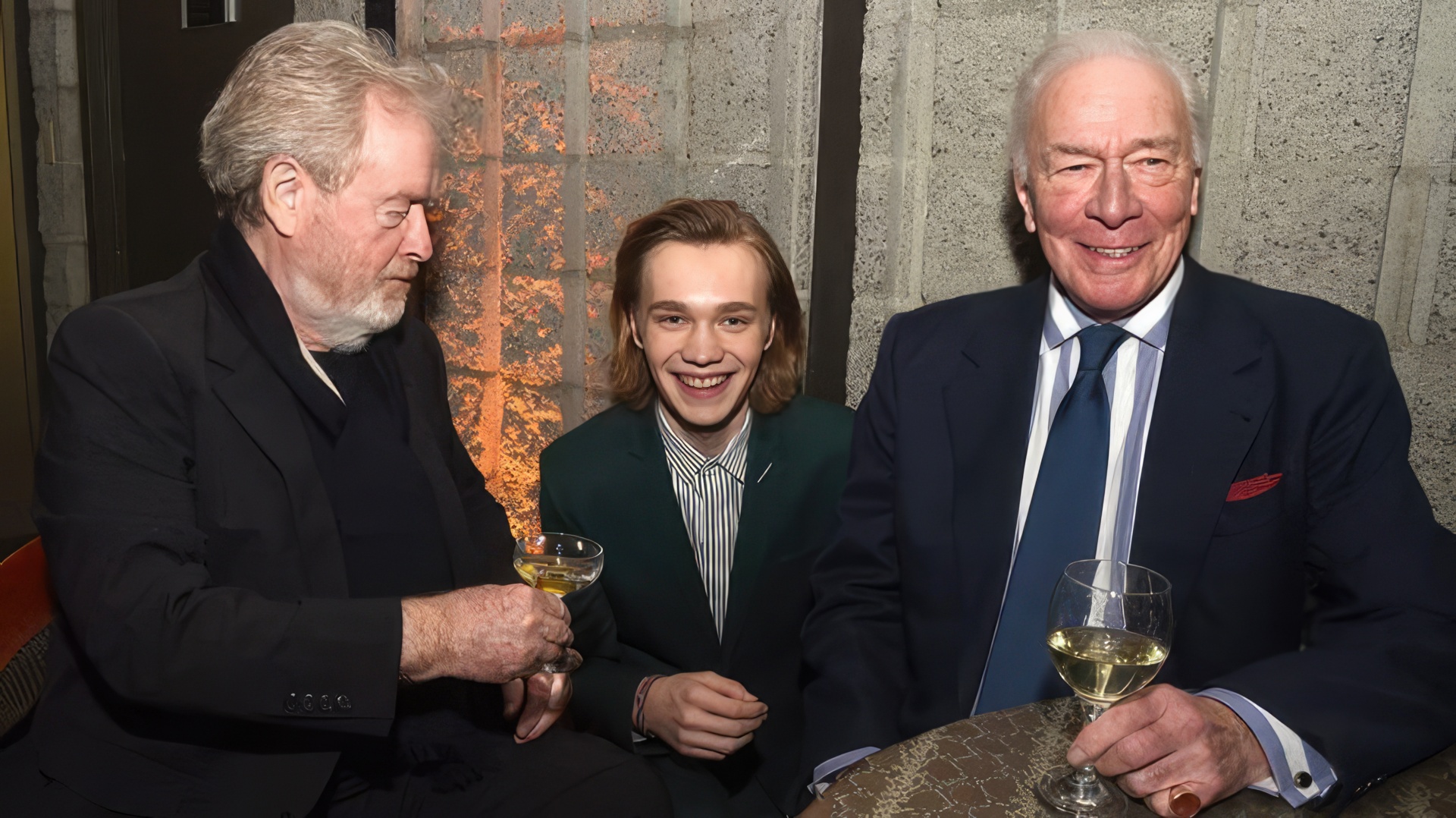 Ridley Scott, Charlie Plummer e Christopher Plummer