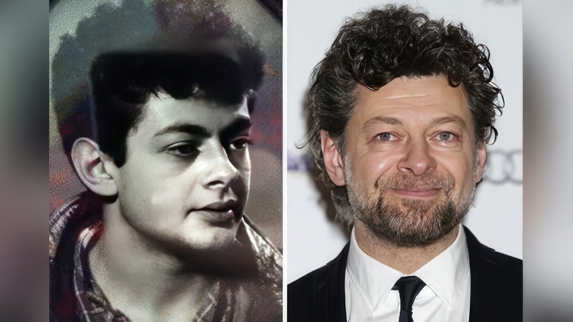 Andy Serkis: giovane e adesso