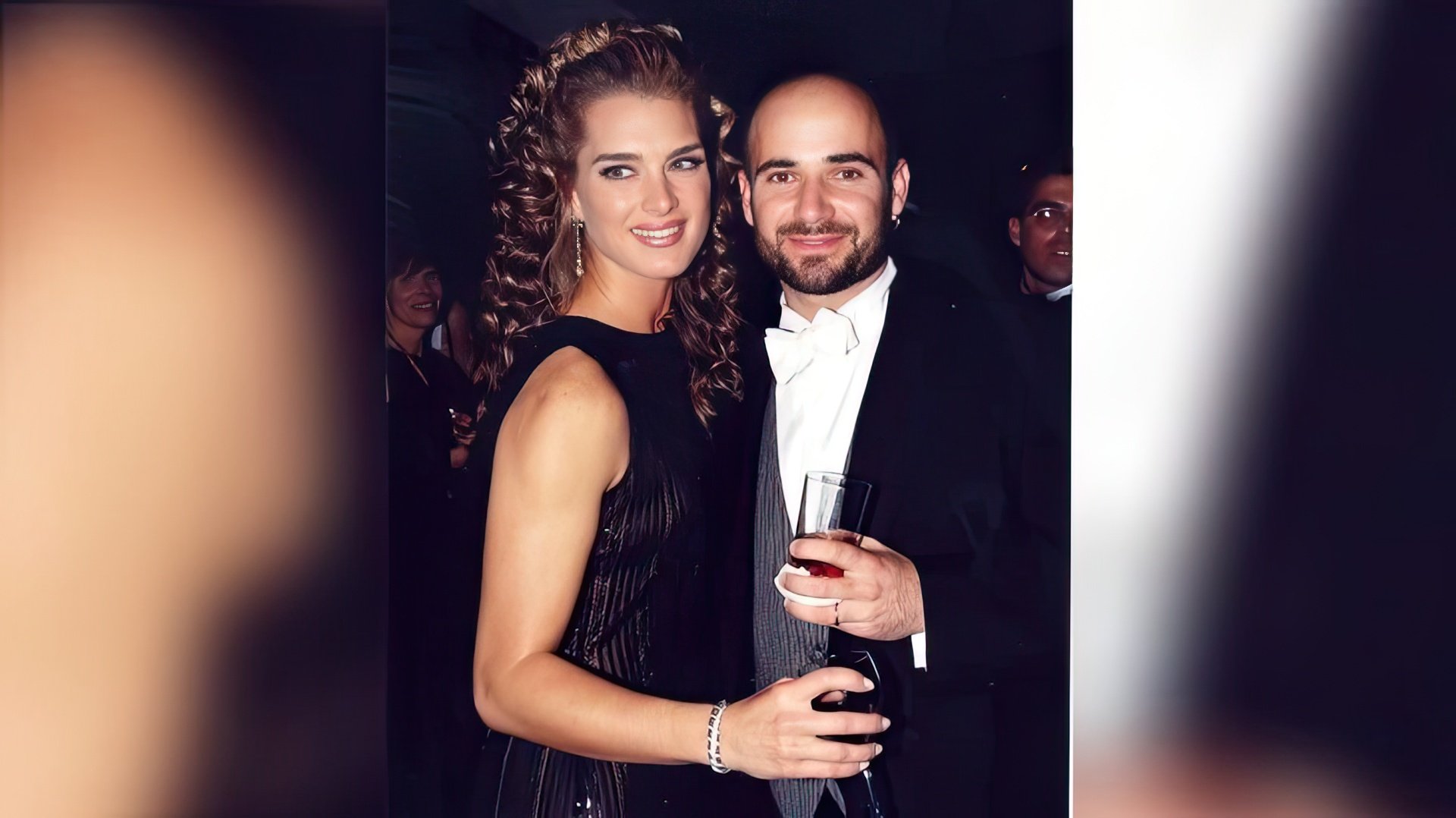 Brooke Shields e Andre Agassi