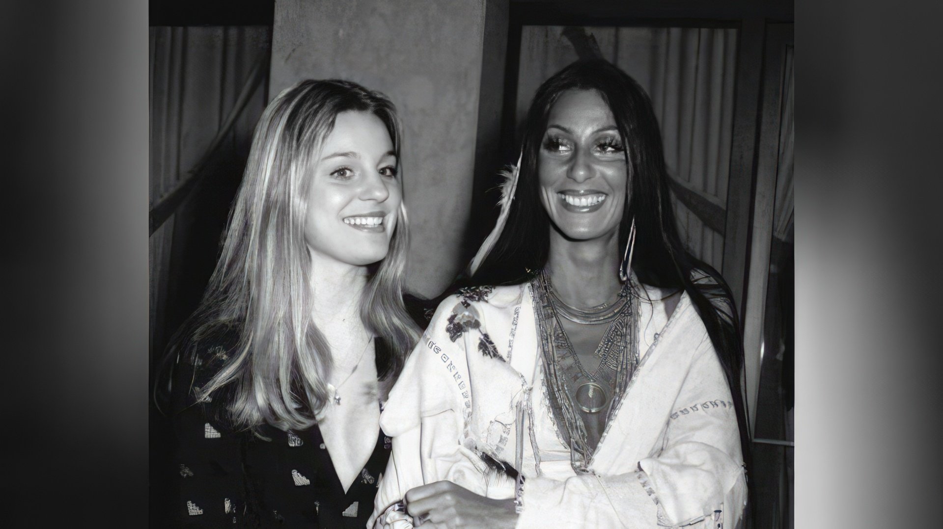 Cher con la sua sorella minore