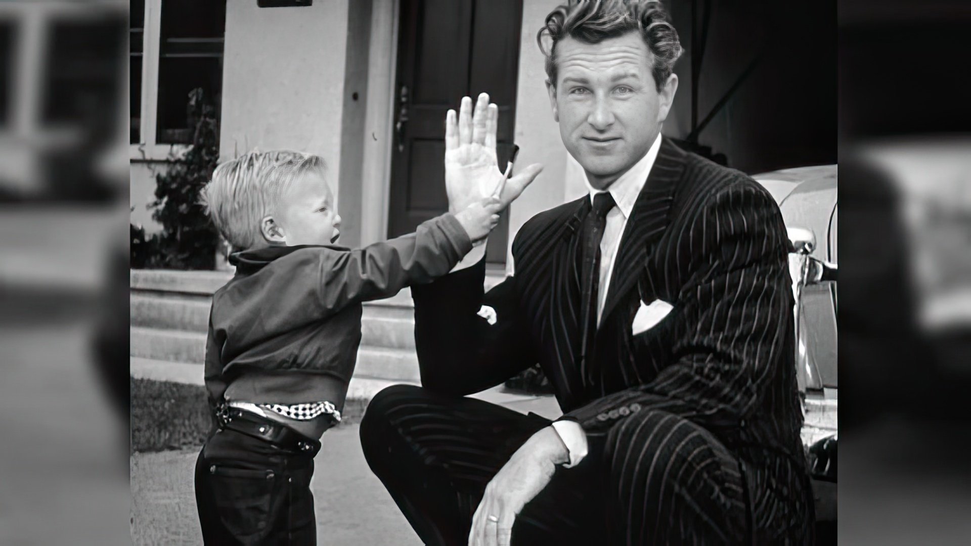 Jeff Bridges da bambino con suo padre