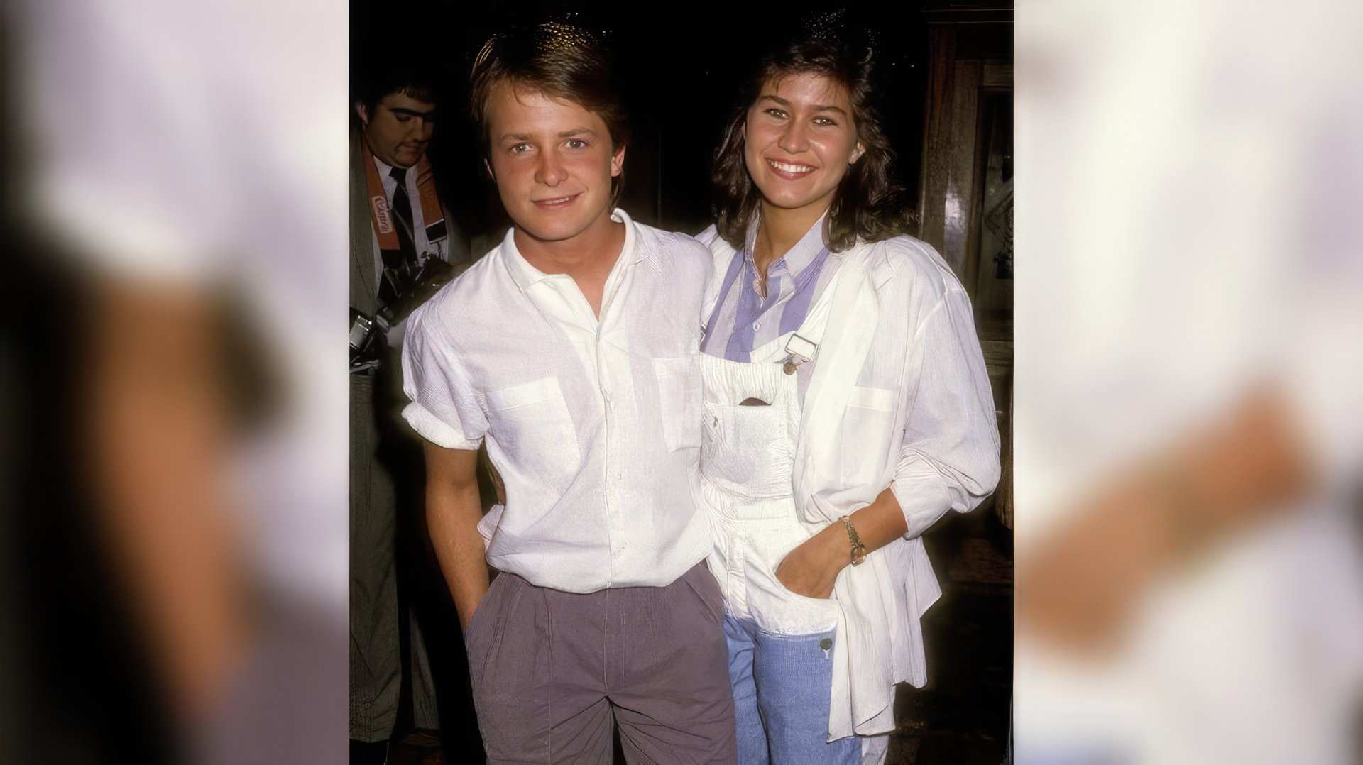 Con Nancy McKeon