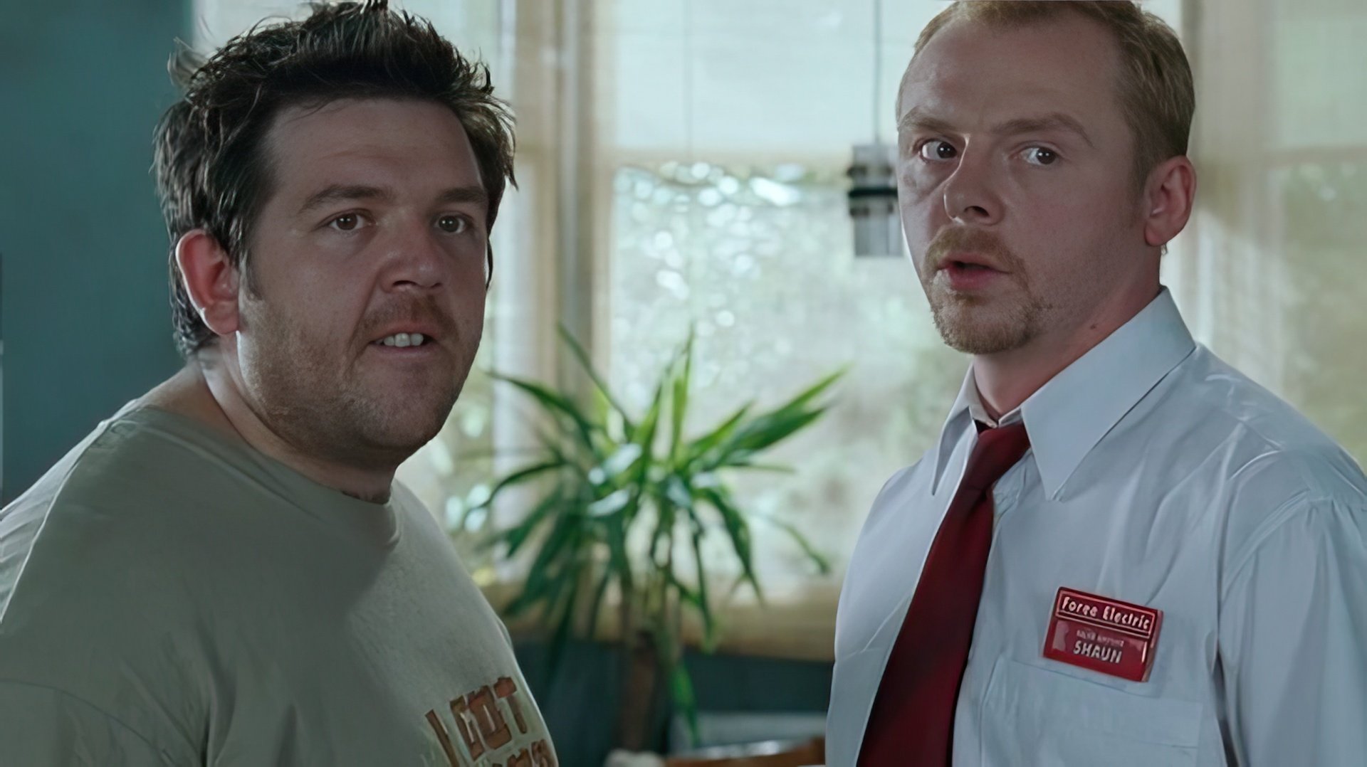 Nick e Simon nel film "Shaun of the Dead"