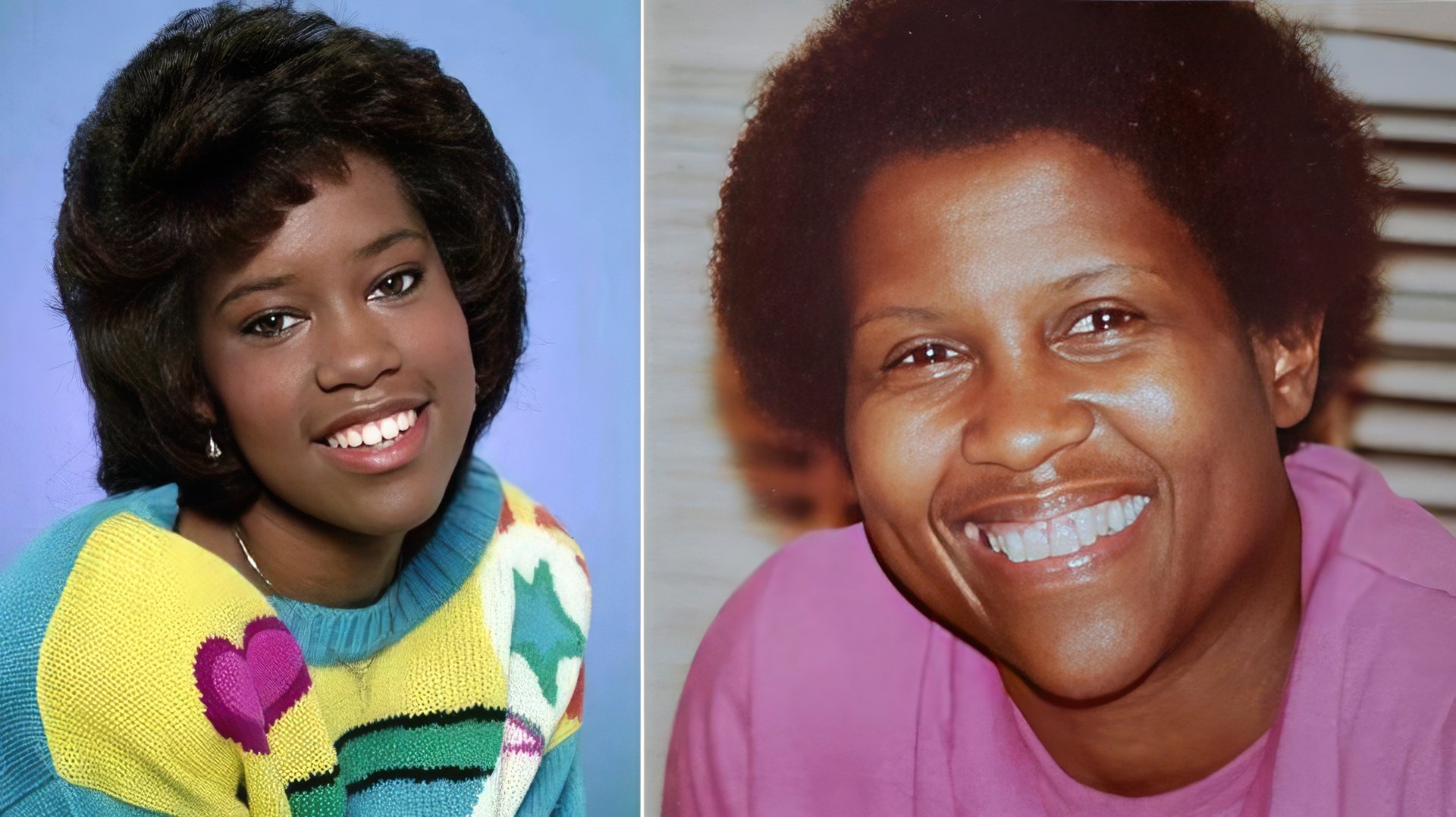 Giovane Regina King e sua madre