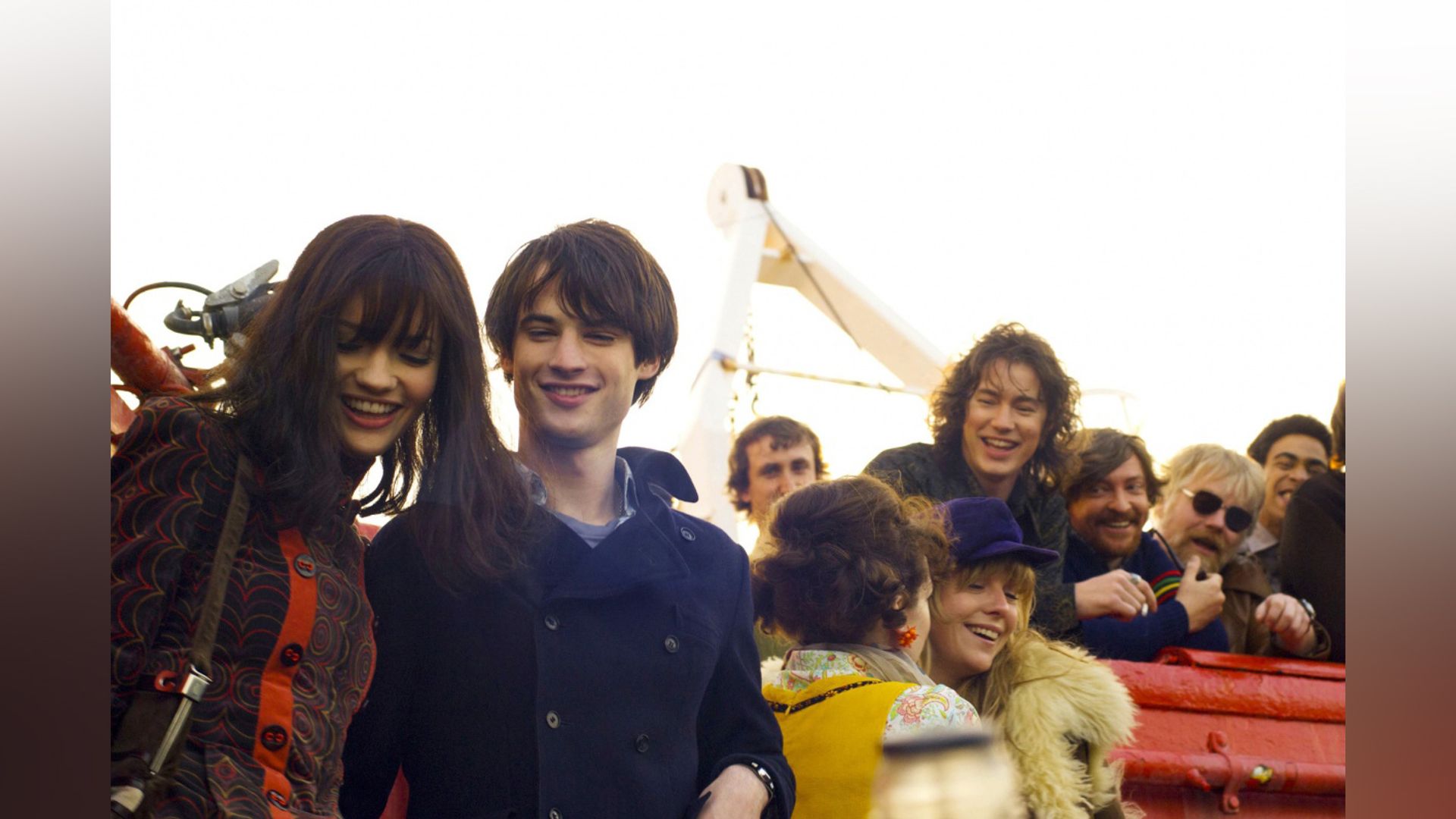 Tom Sturridge nel film 'Pirate Radio'
