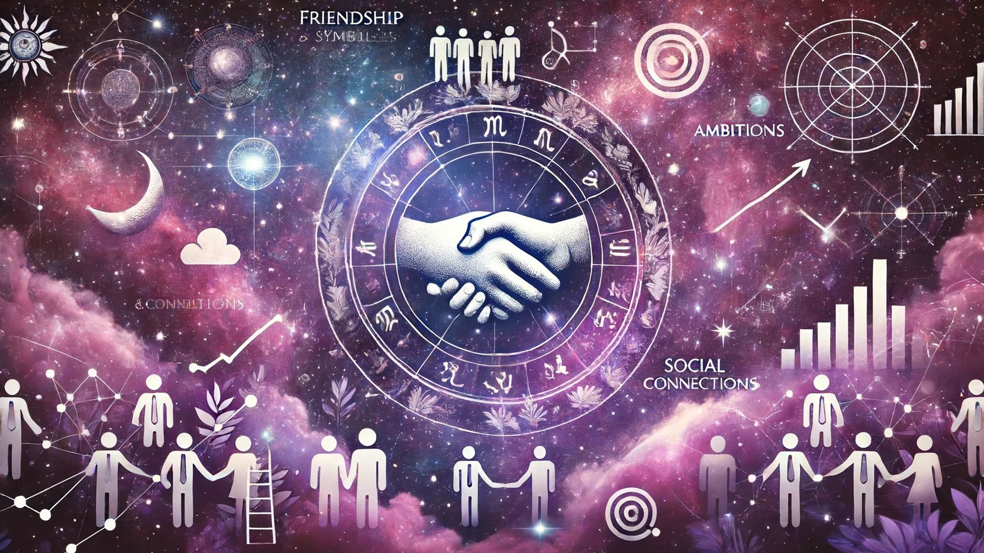 L'undicesima casa è associata all'amicizia, ai sogni e alle ambizioni