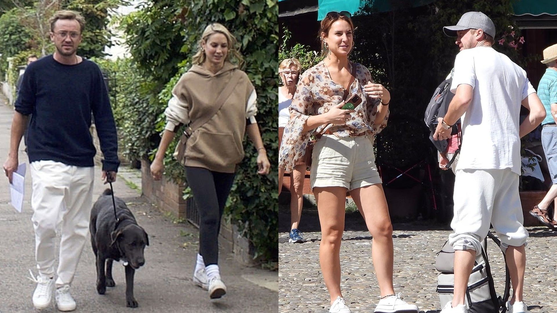 Tom Felton e la sua fidanzata Roxanne