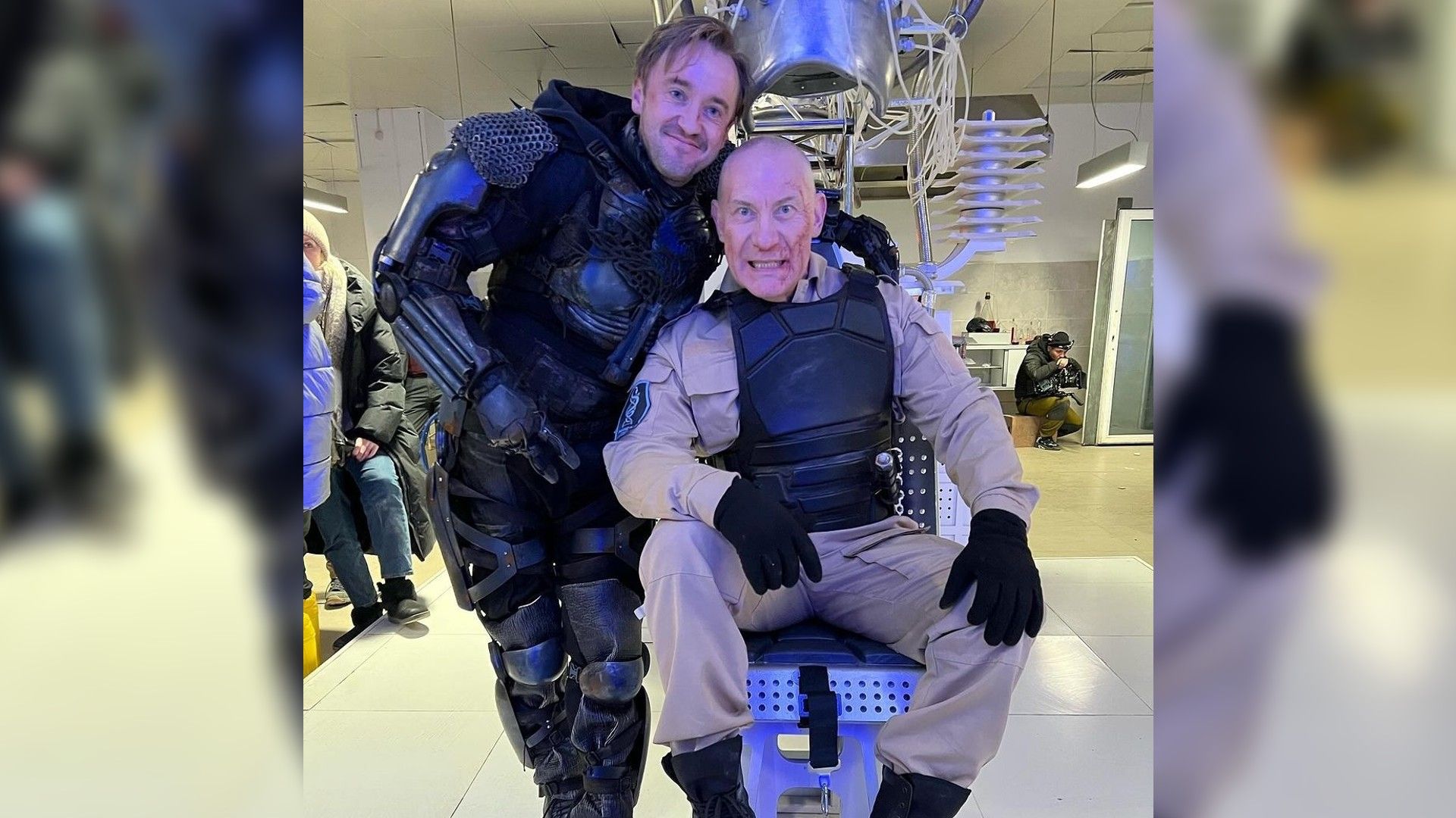 Tom Felton e Igor Zhizhikin sul set di Altered