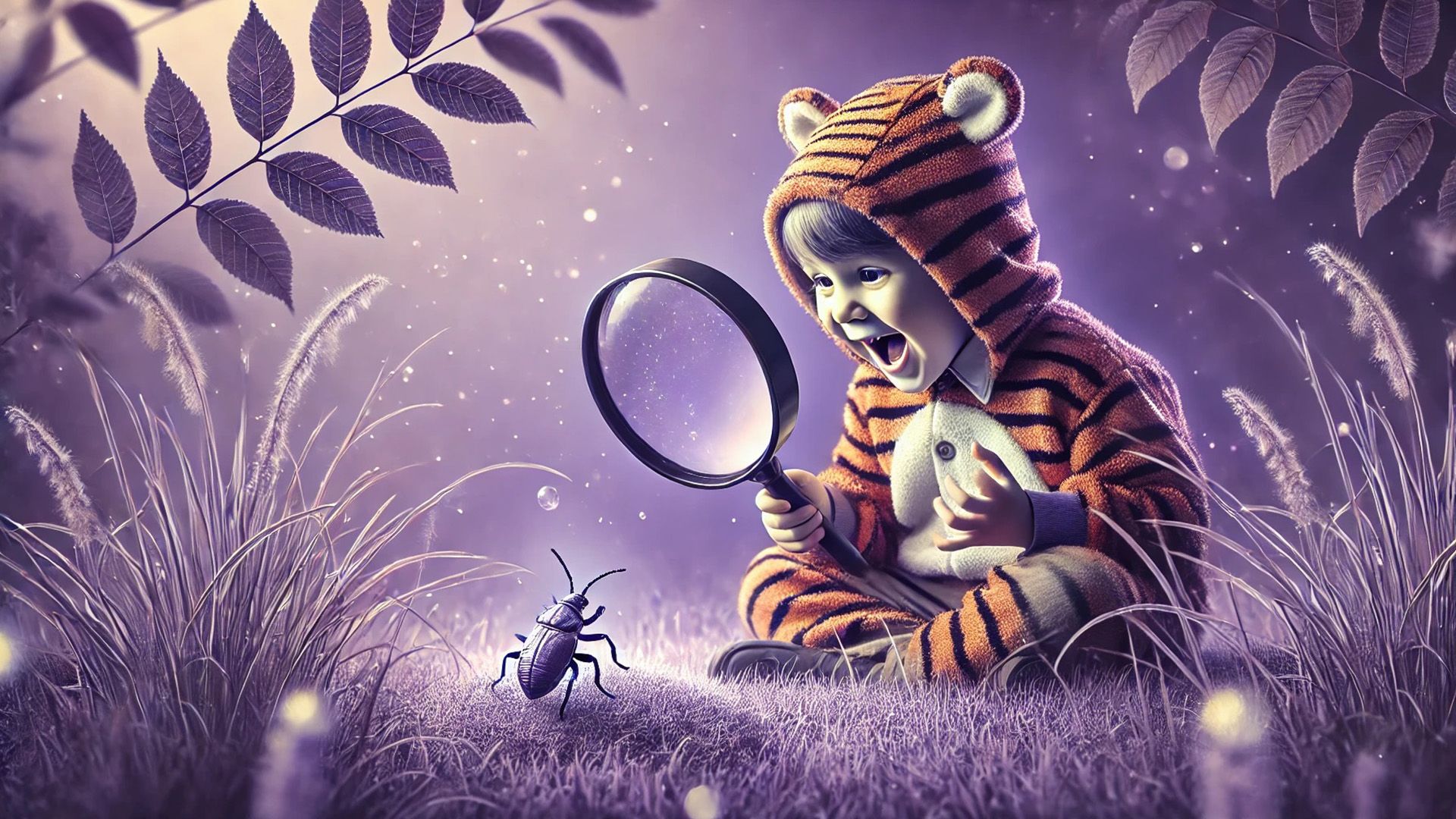 I piccoli Tigri sono curiosi e desiderosi di esplorare il mondo che li circonda