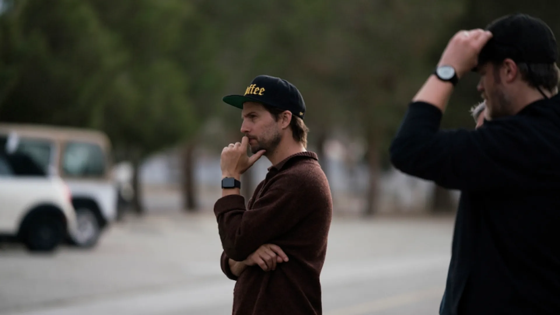 Sul set di 'Adopt a Highway'